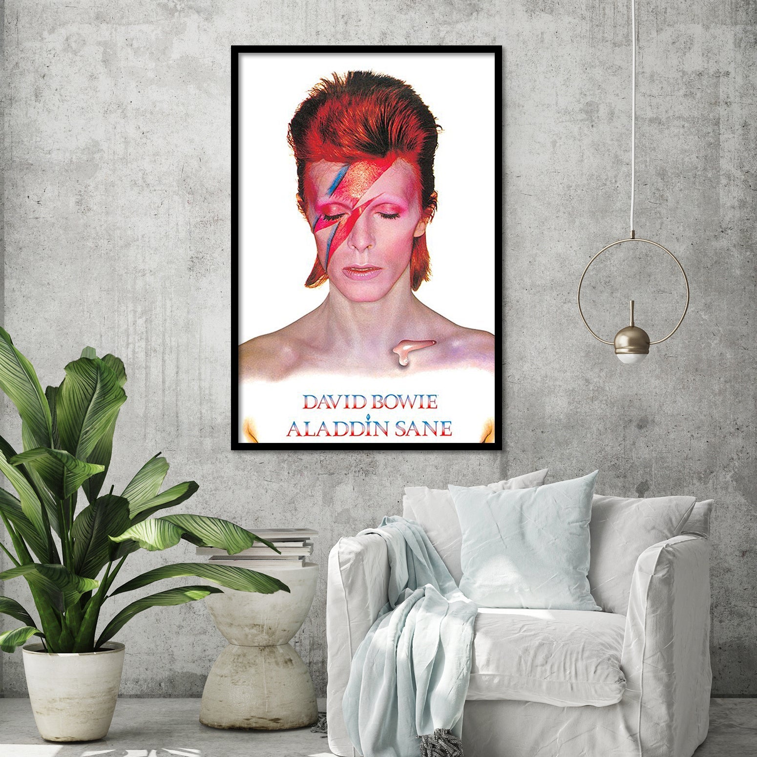 David Bowie Aladdin Sane Poster