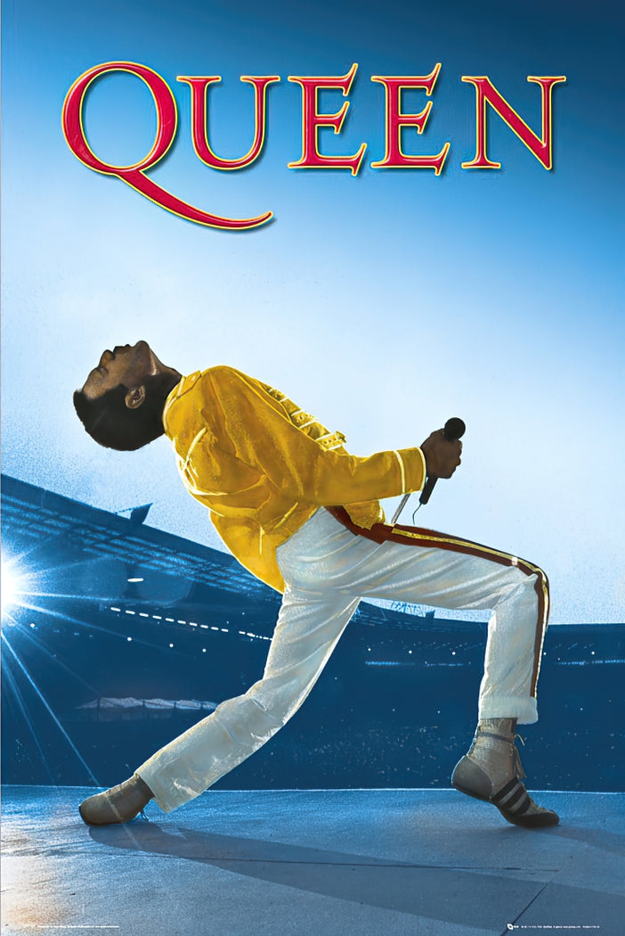 Queen live at Wembley Poster