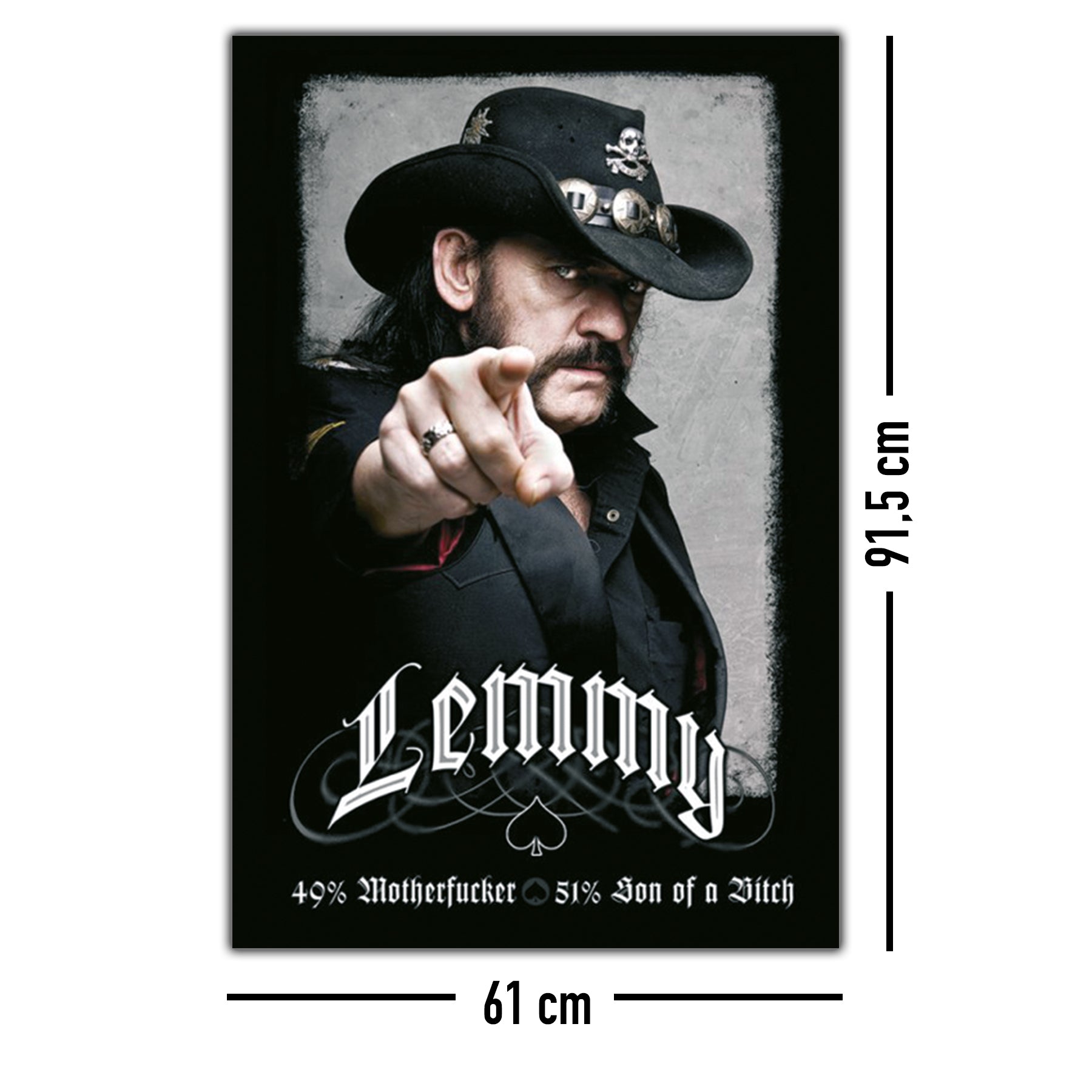 Motörhead Lemmy Kilmister Poster