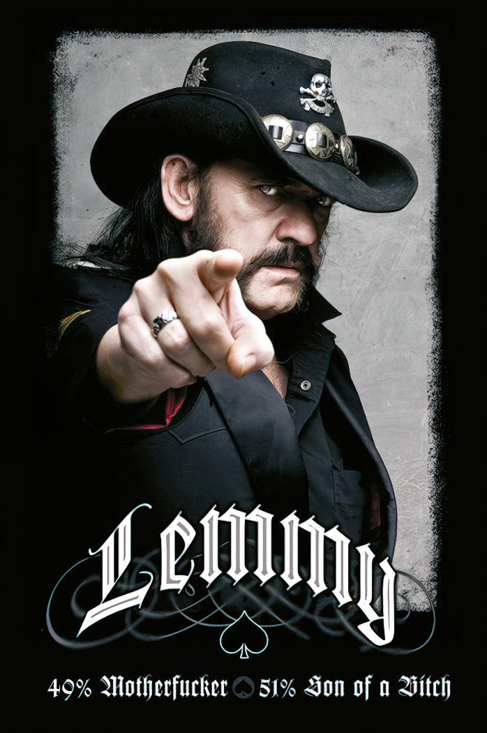 Motörhead Lemmy Kilmister Poster