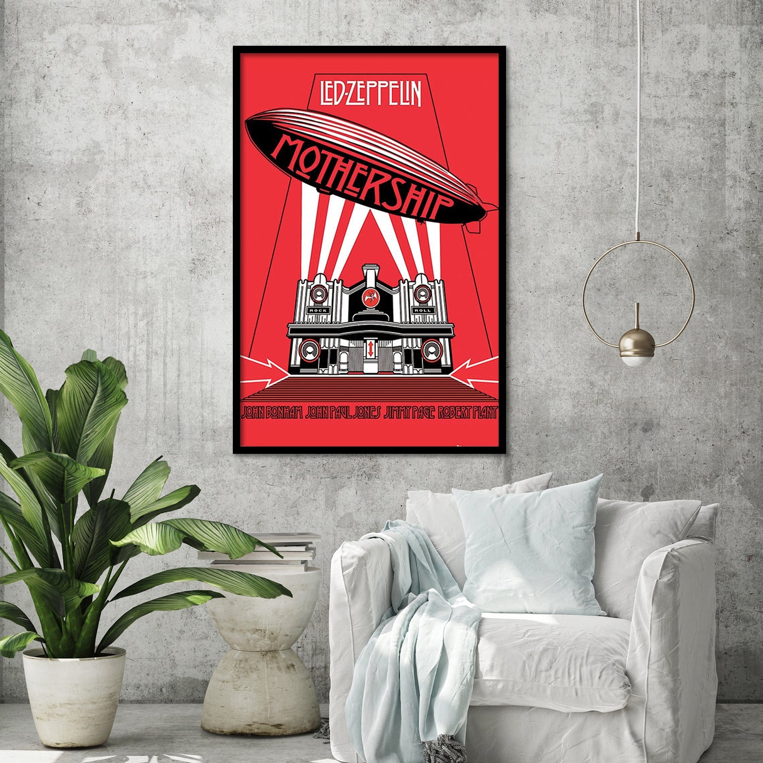 Led Zeppelin Mothership Poster