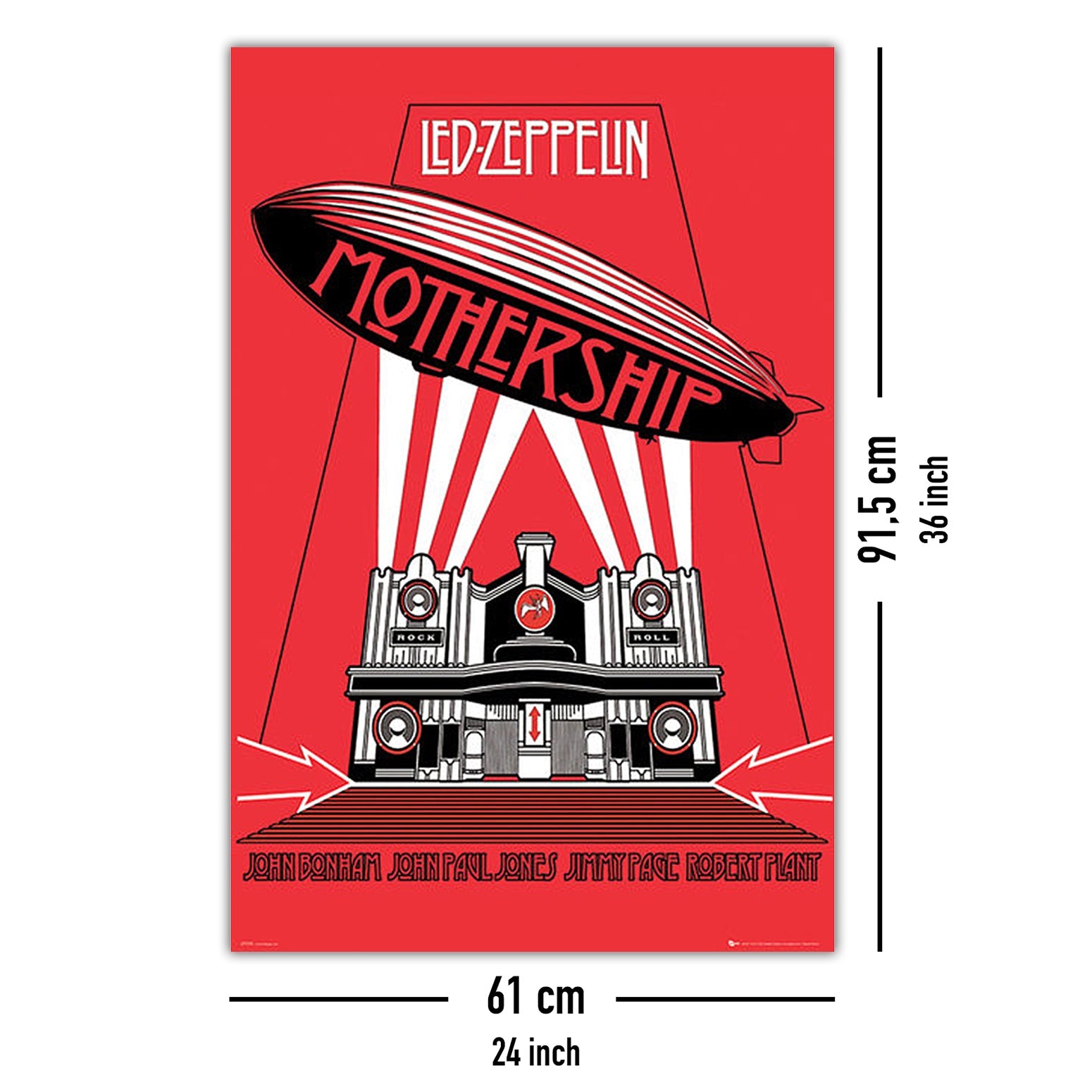 Led Zeppelin Mothership Poster