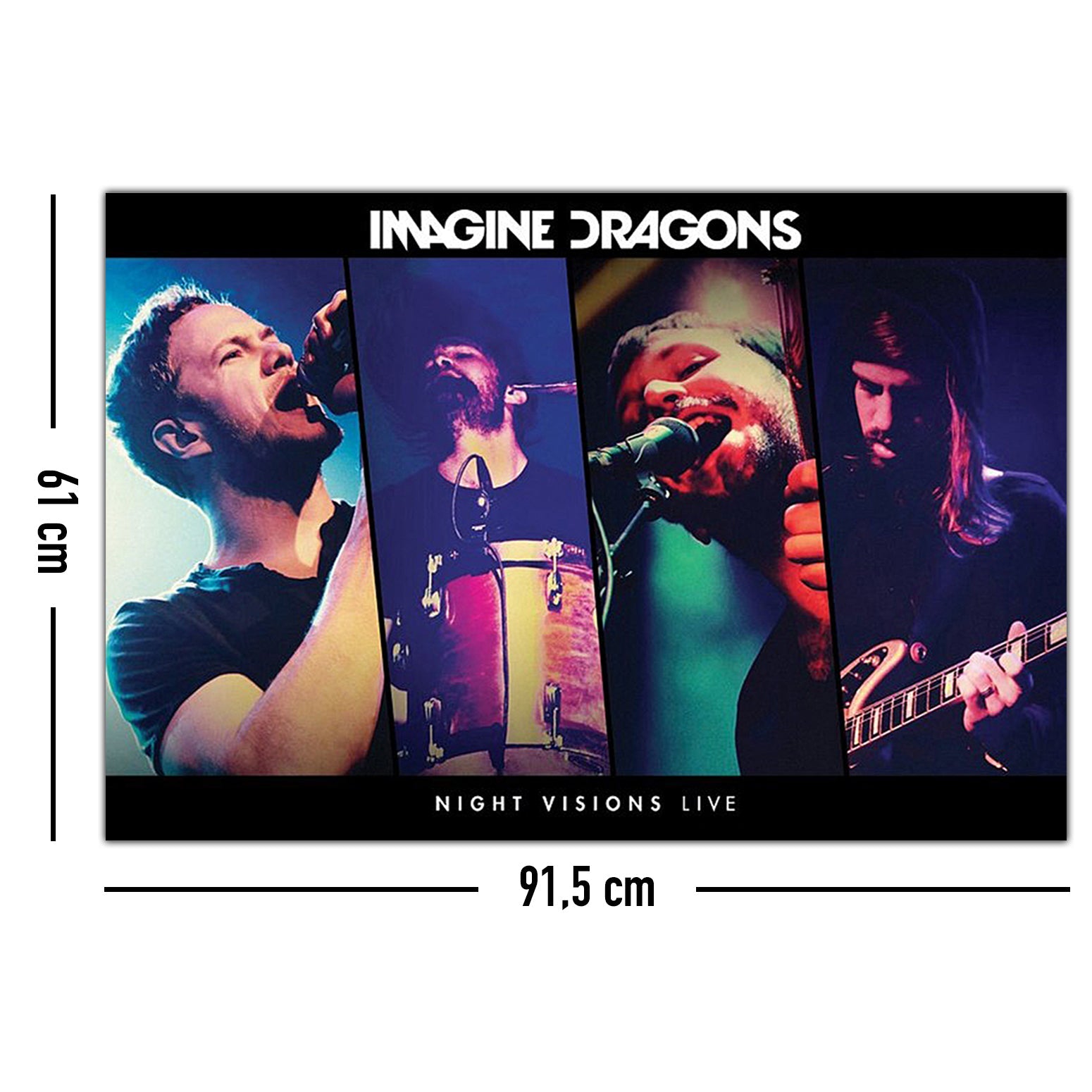 Imagine Dragons Night Visions Live Poster