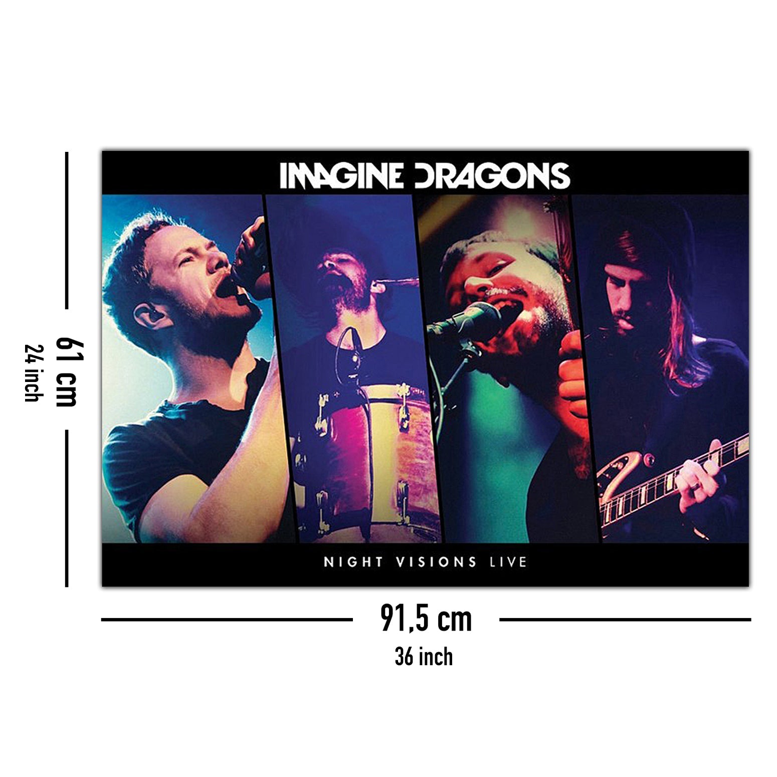 Imagine Dragons Night Visions Live Poster