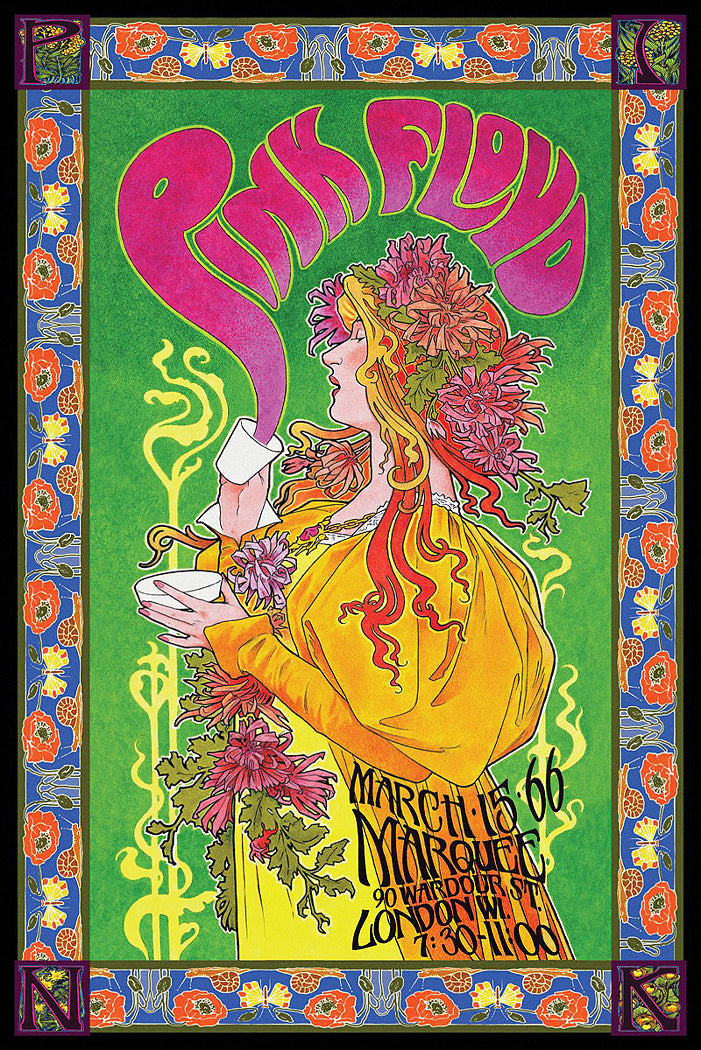 Pink Floyd Bob Masse Tourplakat Poster