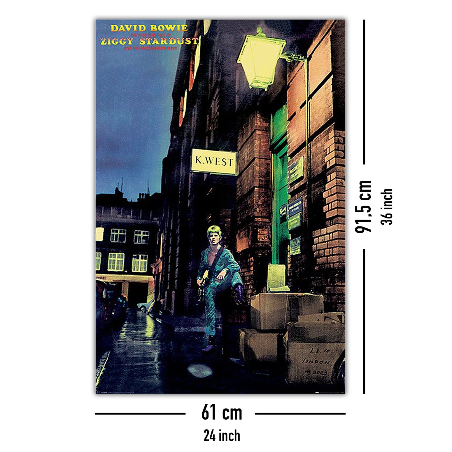 David Bowie Ziggy Stardust Poster
