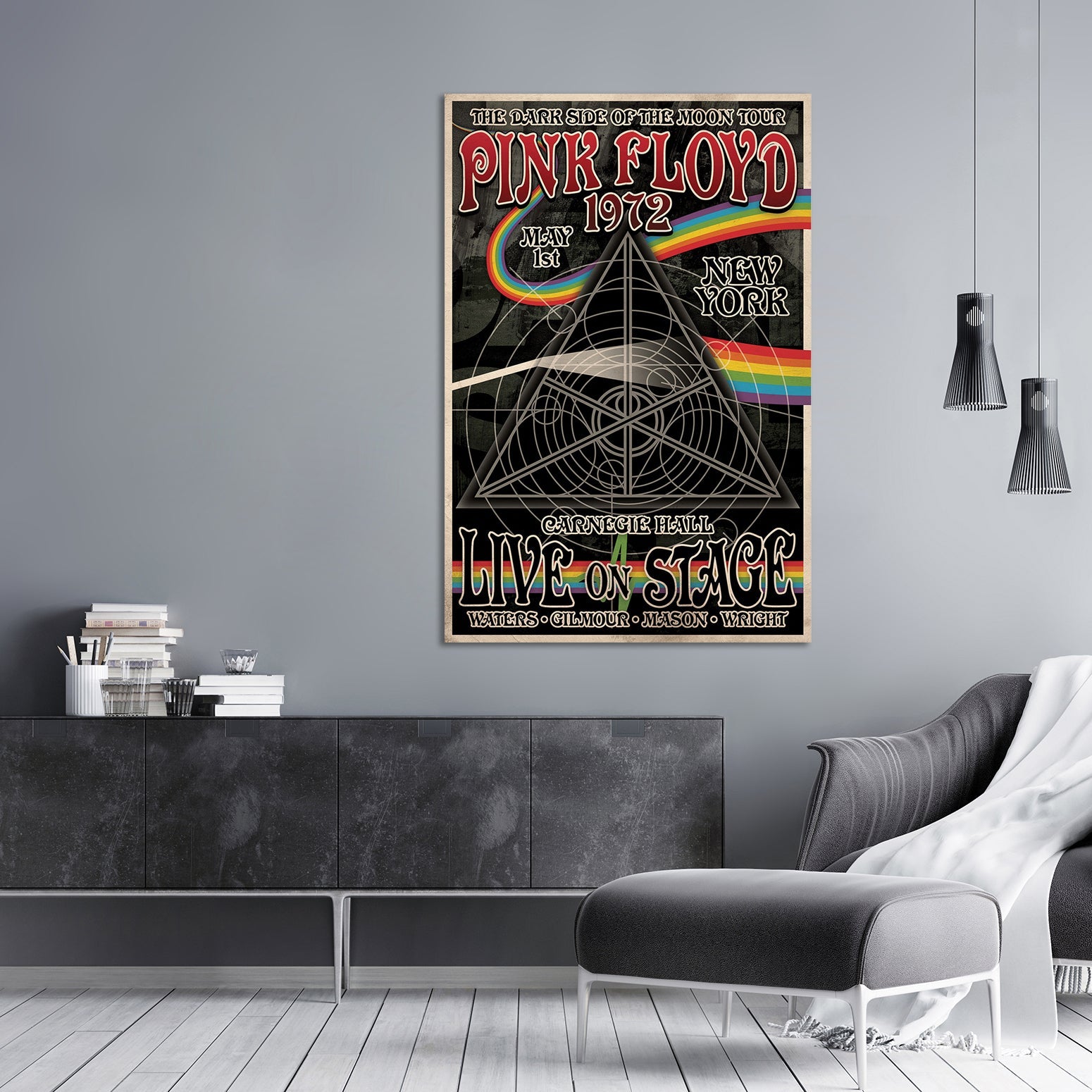Pink Floyd Tourplakat The Dark Side Of The Moon Tour Poster