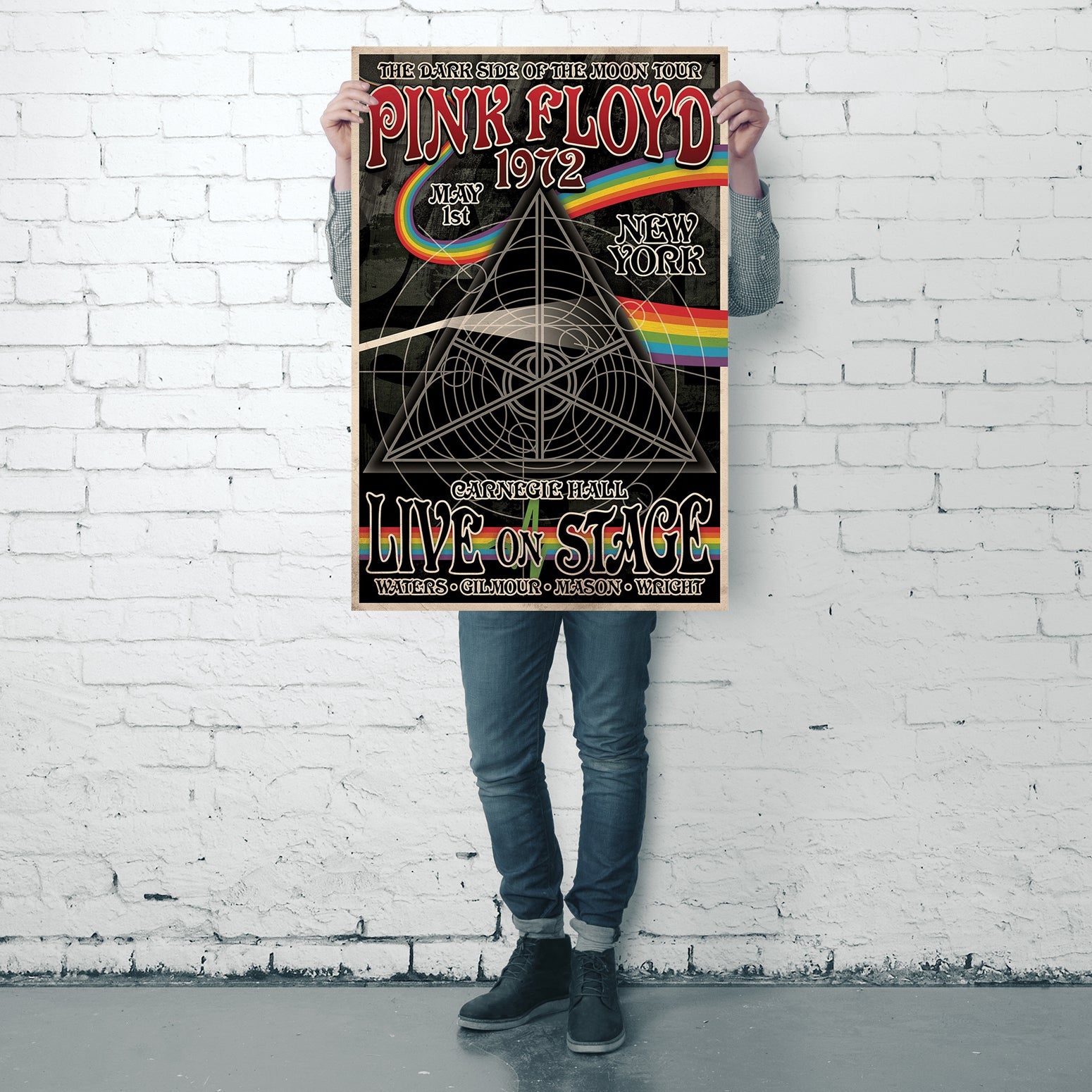 Pink Floyd Tourplakat The Dark Side Of The Moon Tour Poster