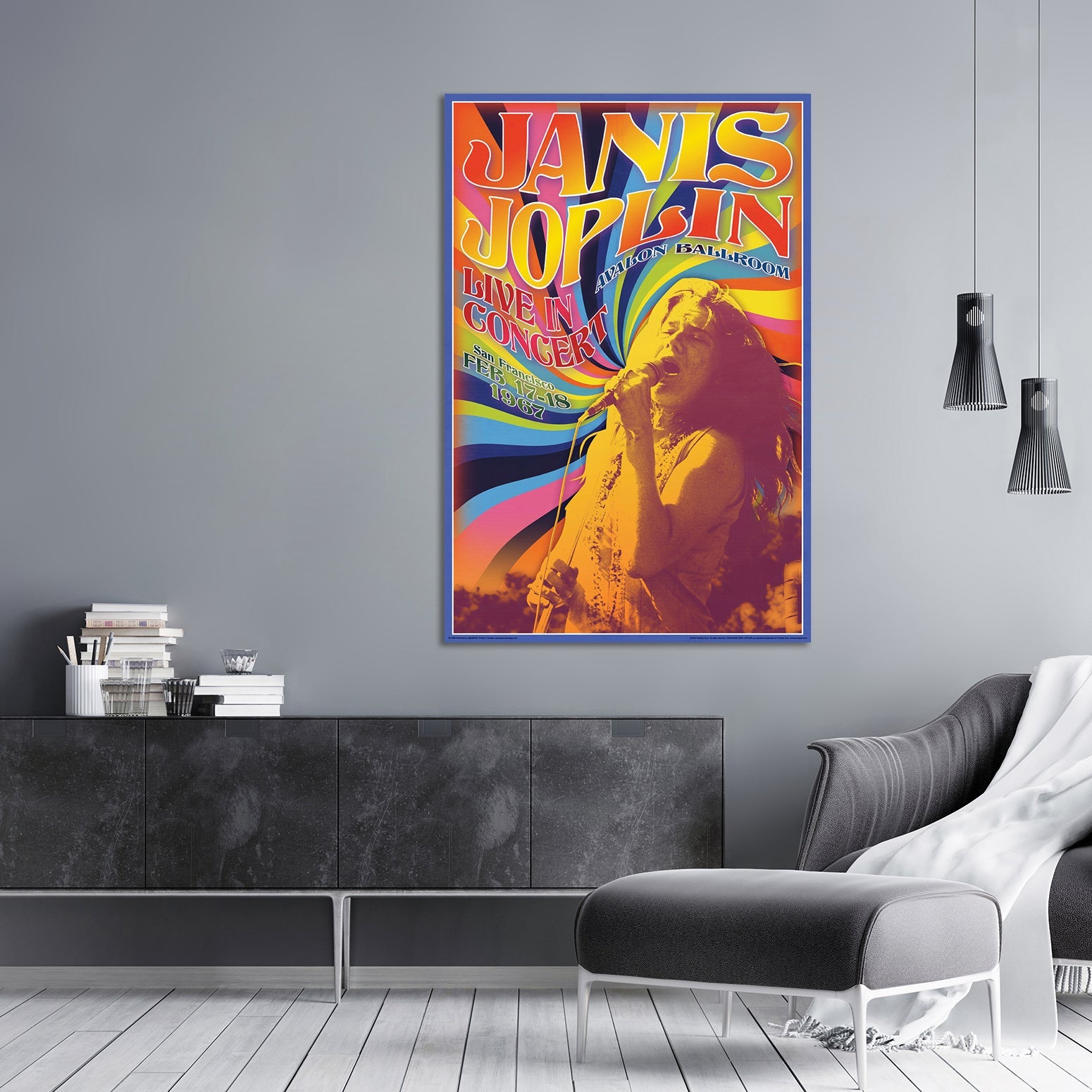 Janis Joplin Live In Concert Poster