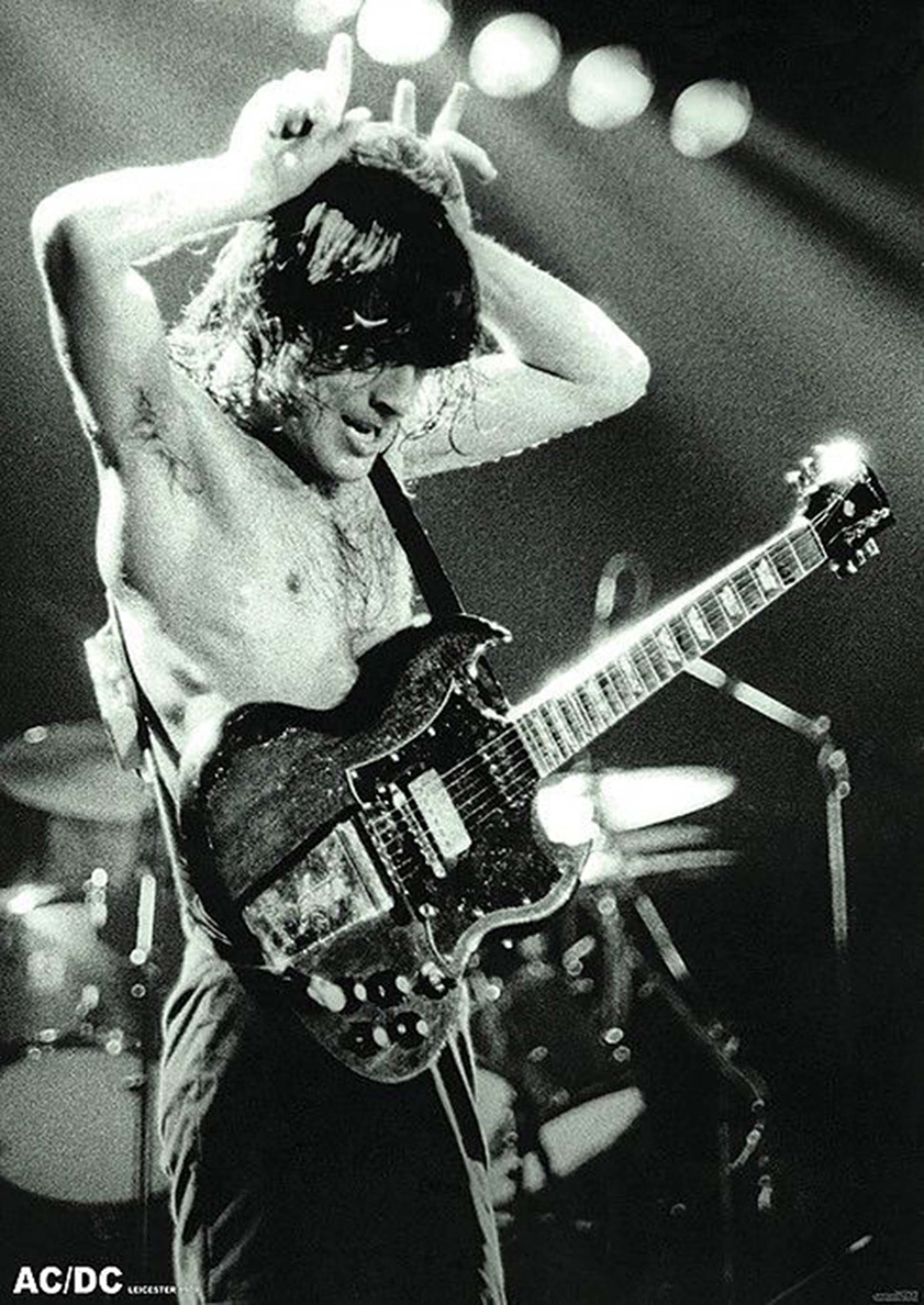 AC/DC Angus Young Poster