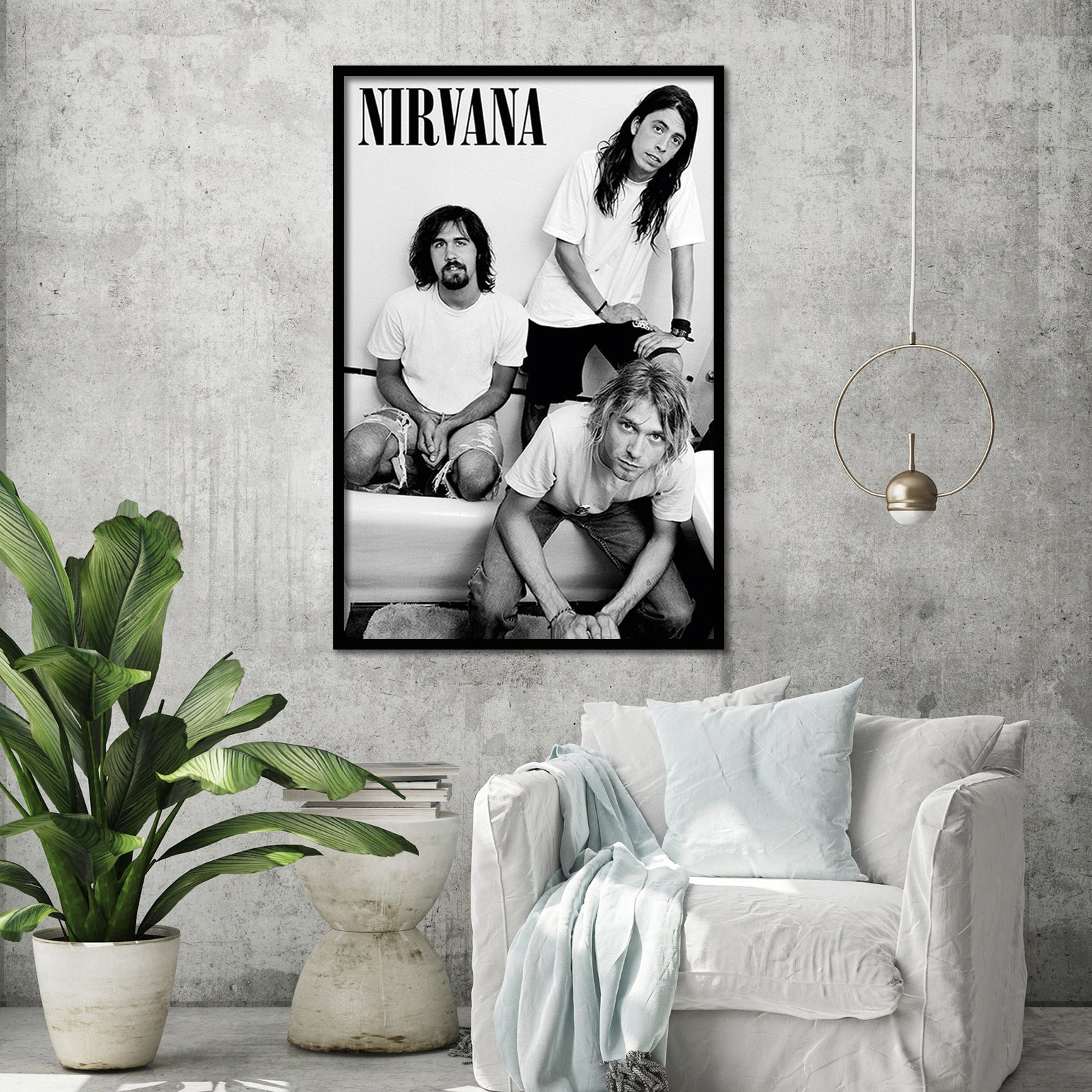 Nirvana Bathroom Poster