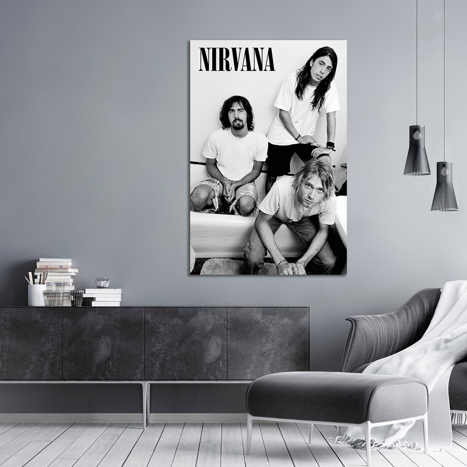 Nirvana Bathroom Poster