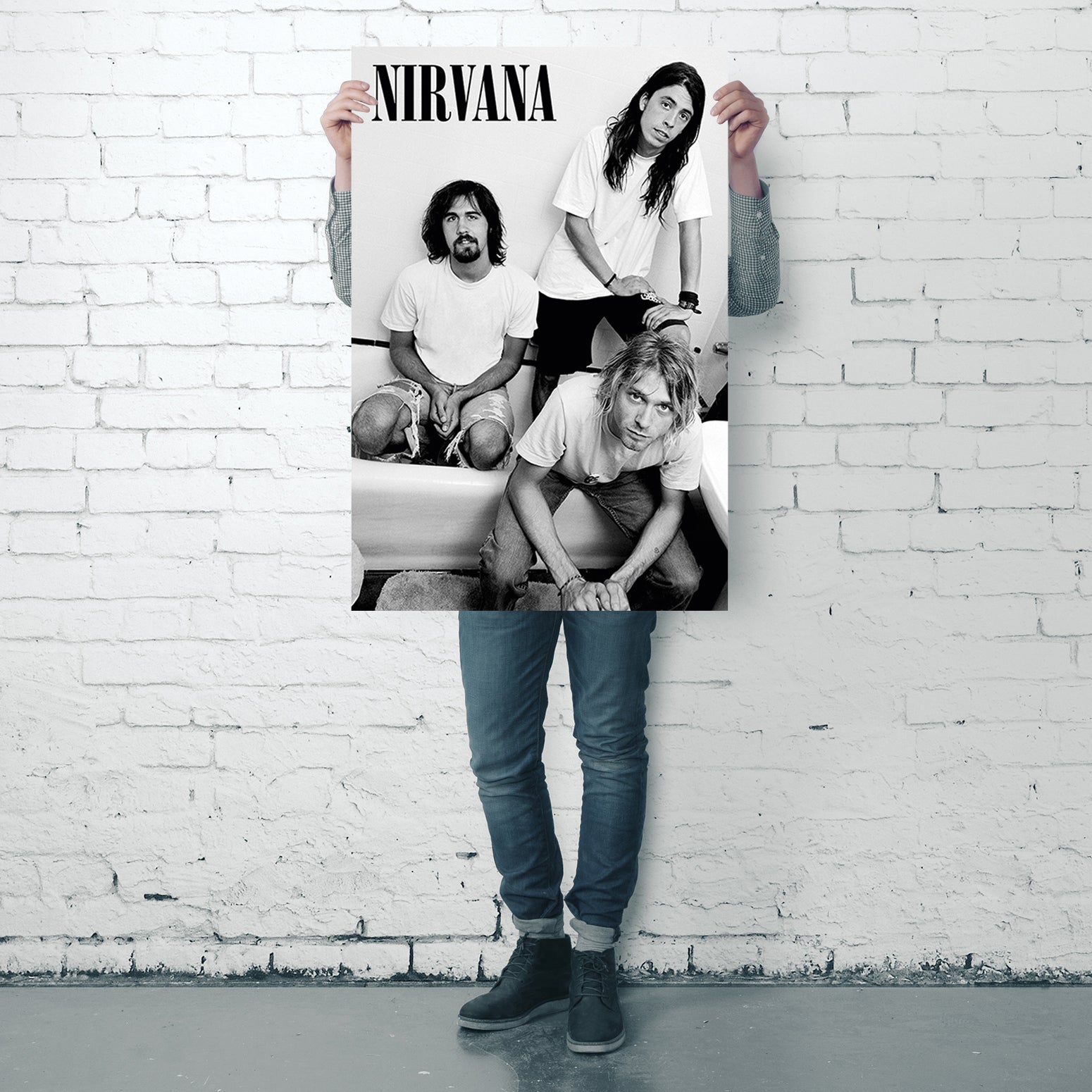 Nirvana Bathroom Poster