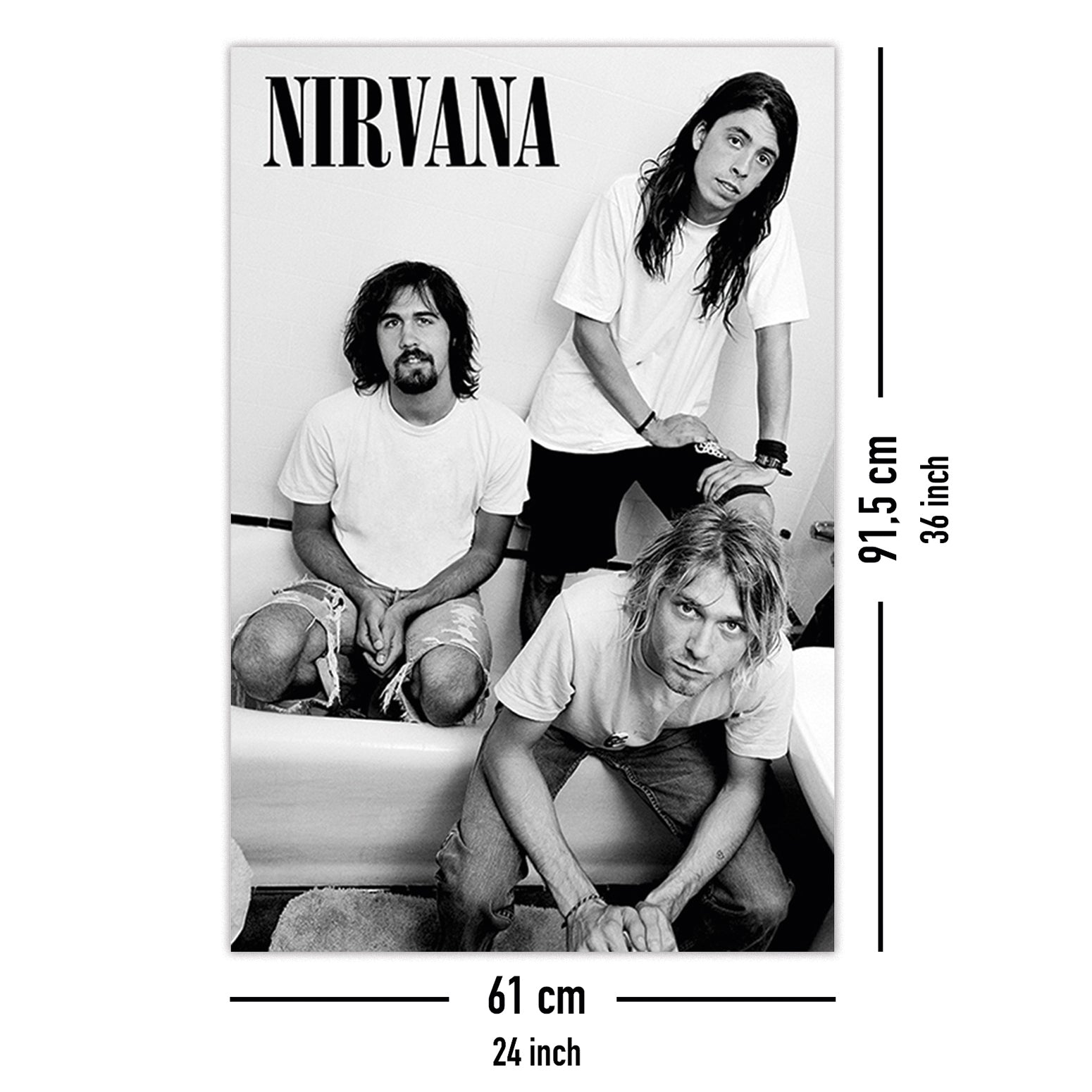 Nirvana Bathroom Poster