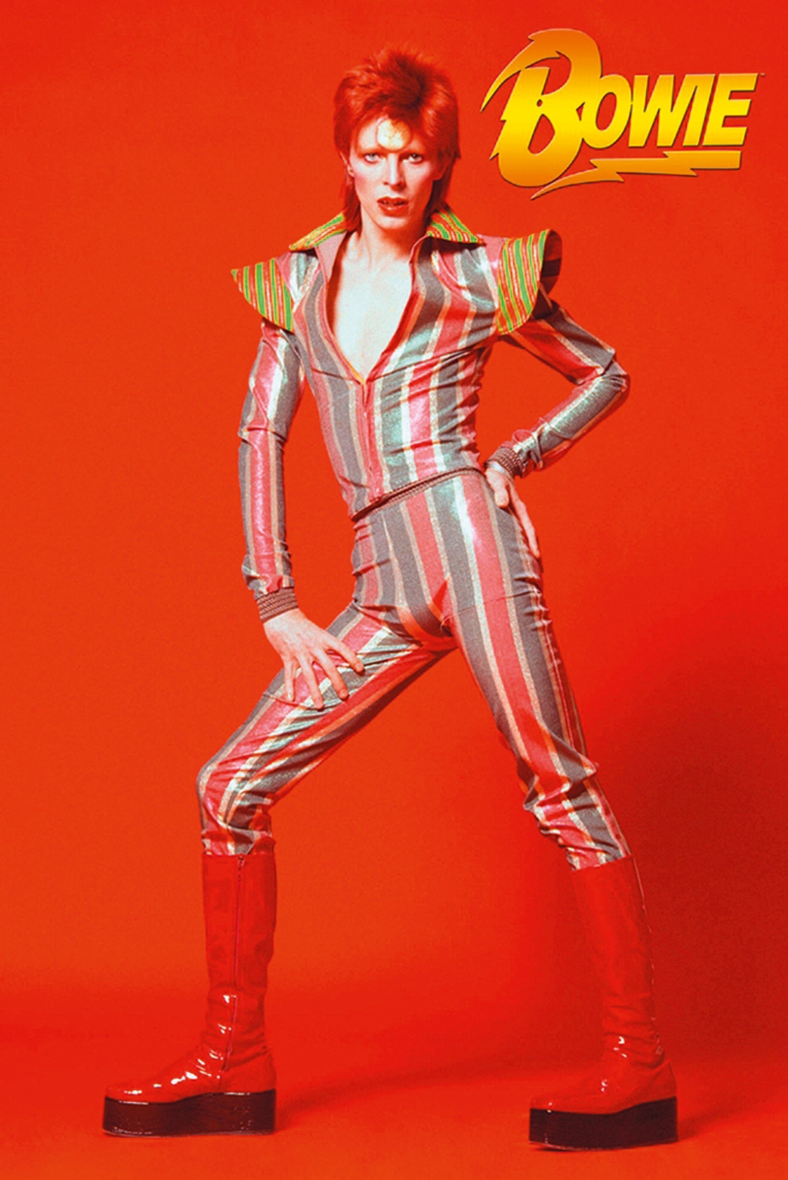 David Bowie Glam Poster