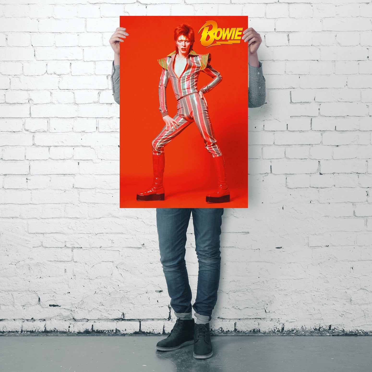 David Bowie Glam Poster