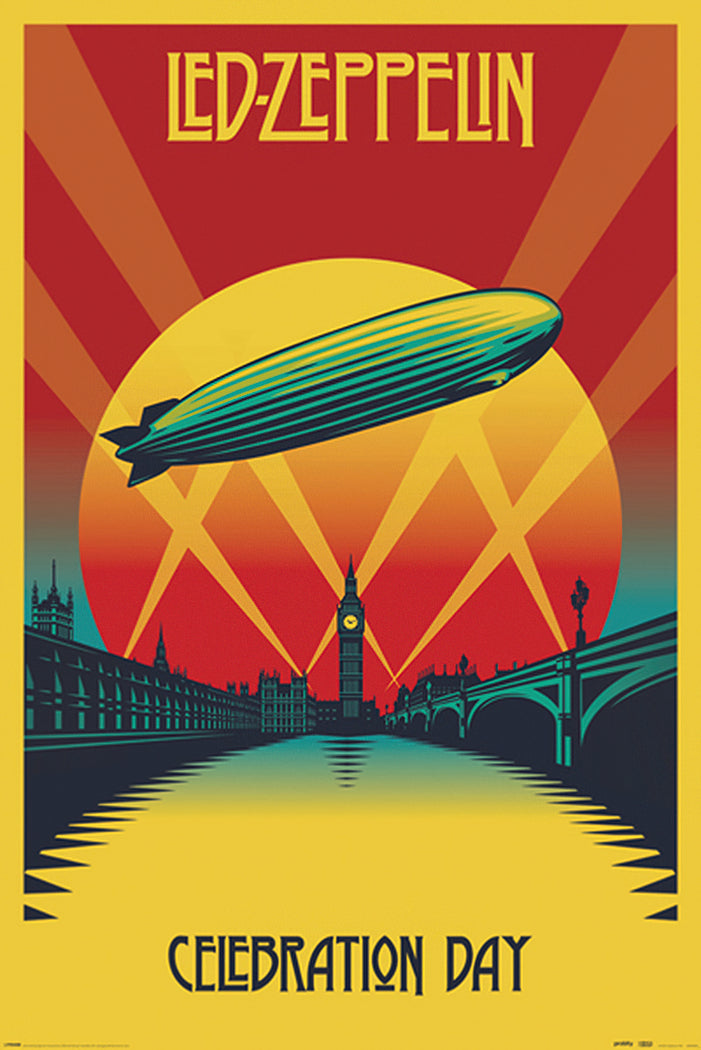 Led Zeppelin Celebration Day Poster
