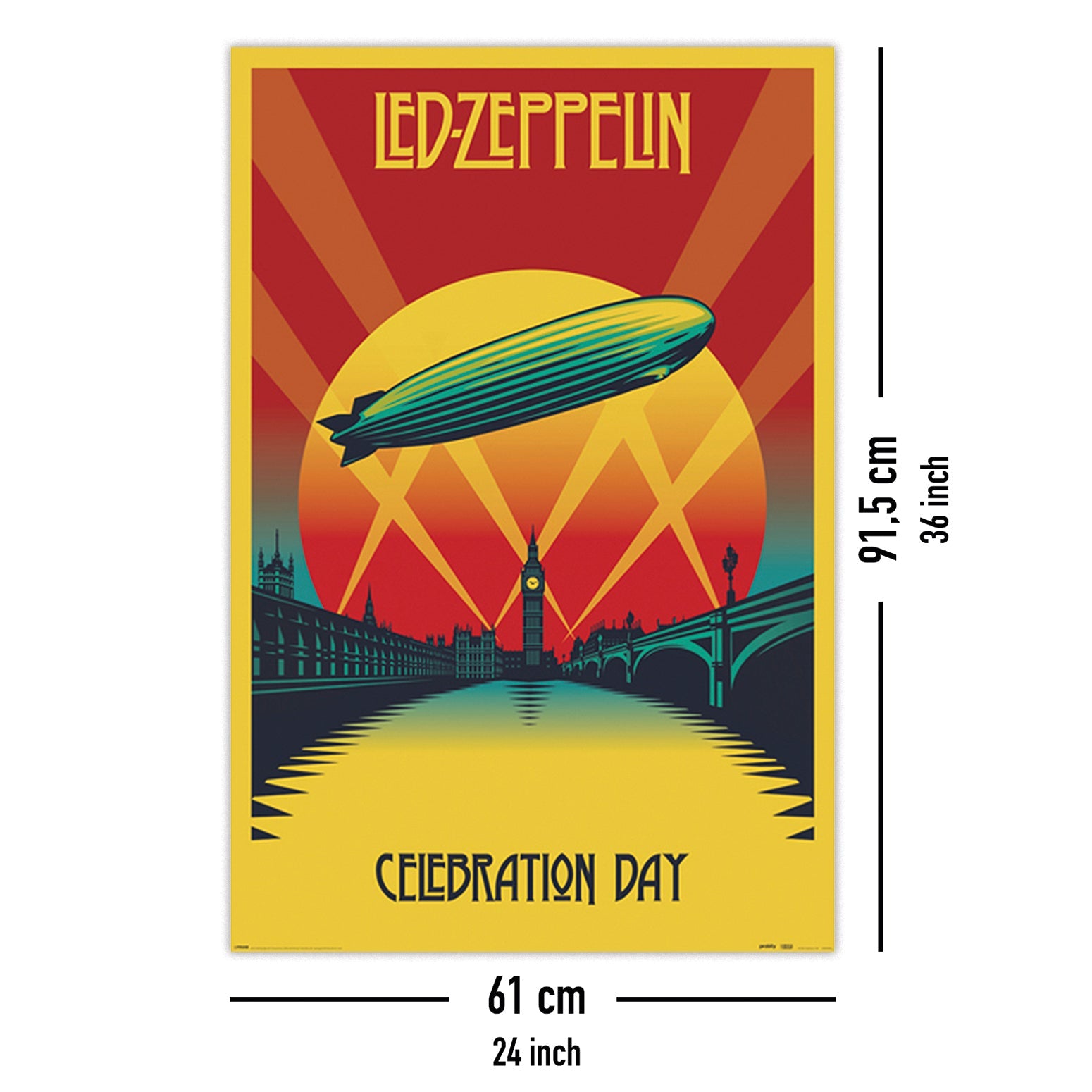 Led Zeppelin Celebration Day Poster