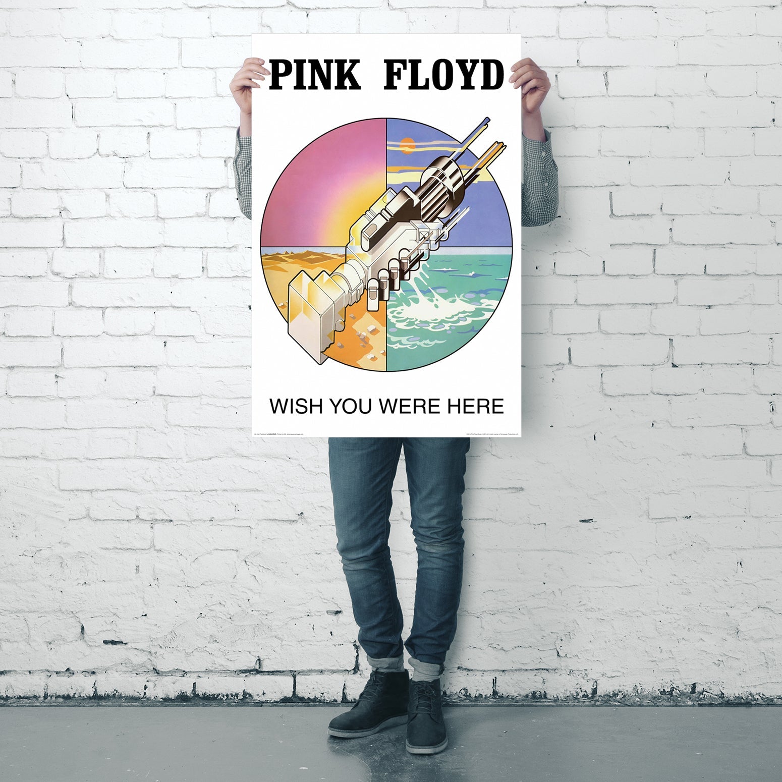 Pink Floyd Wish You Were Here Symbol Poster