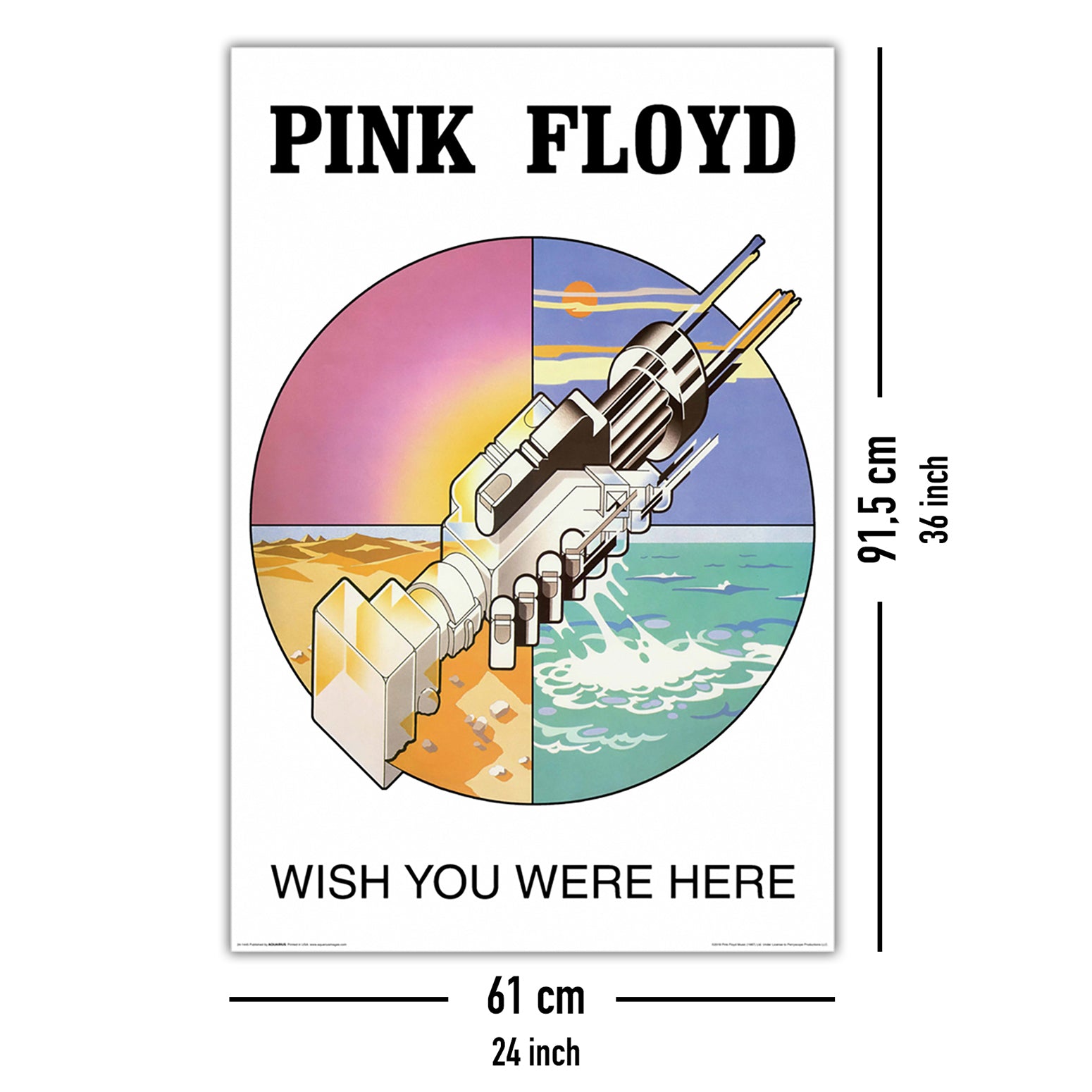 Pink Floyd Wish You Were Here Symbol Poster