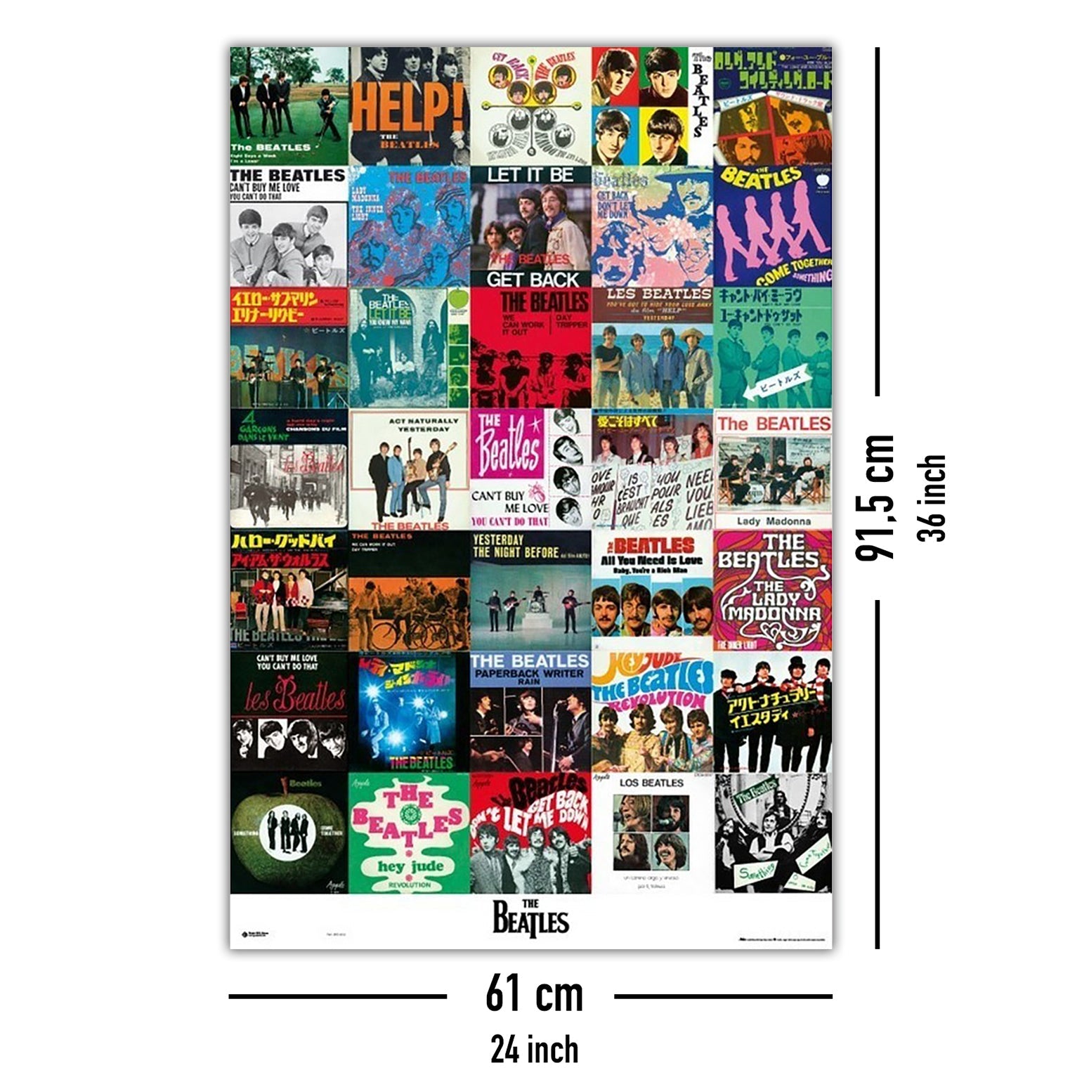 The Beatles Beatles Singles Poster