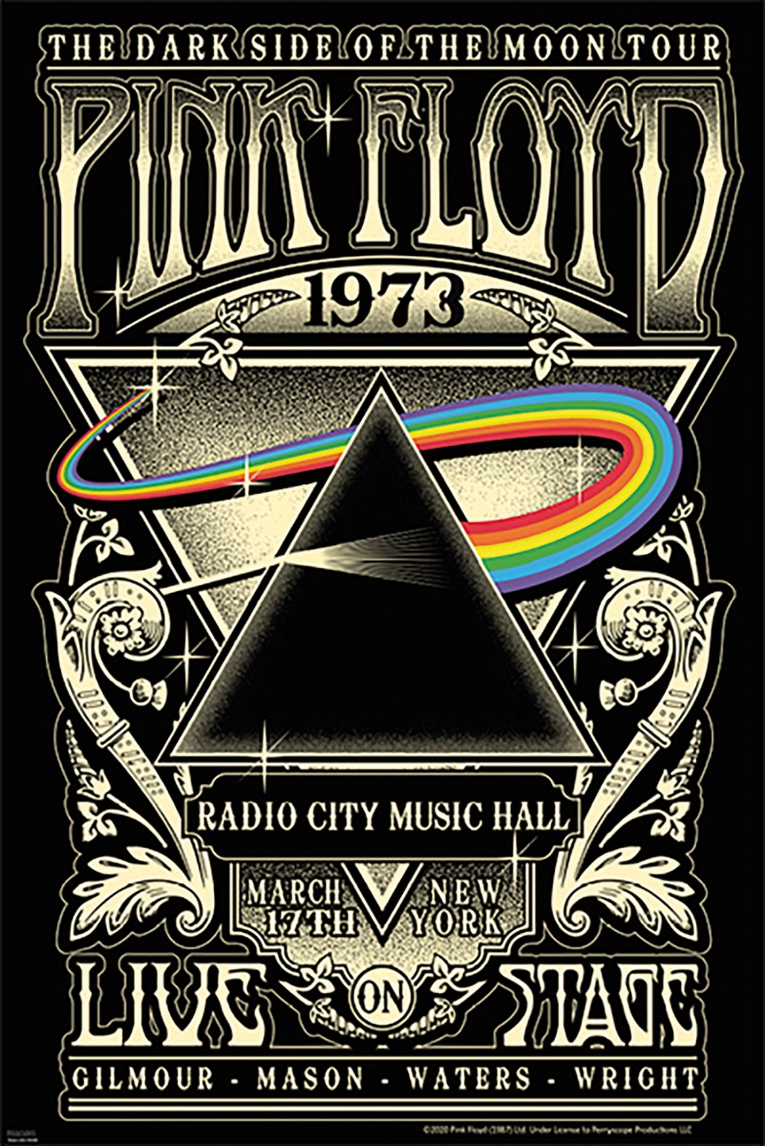 Pink Floyd Radio City.. Music Hall, New York Poster