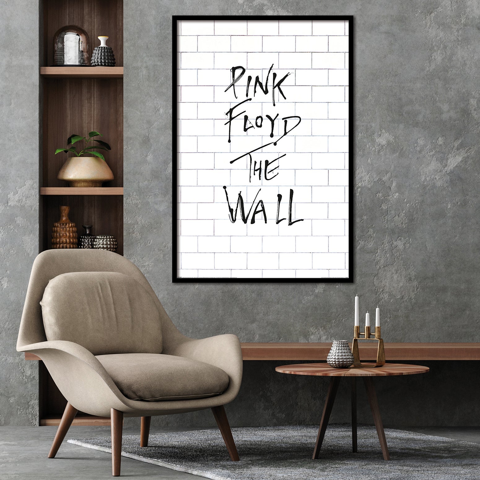 Pink Floyd The Wall LP Album Cover Poster