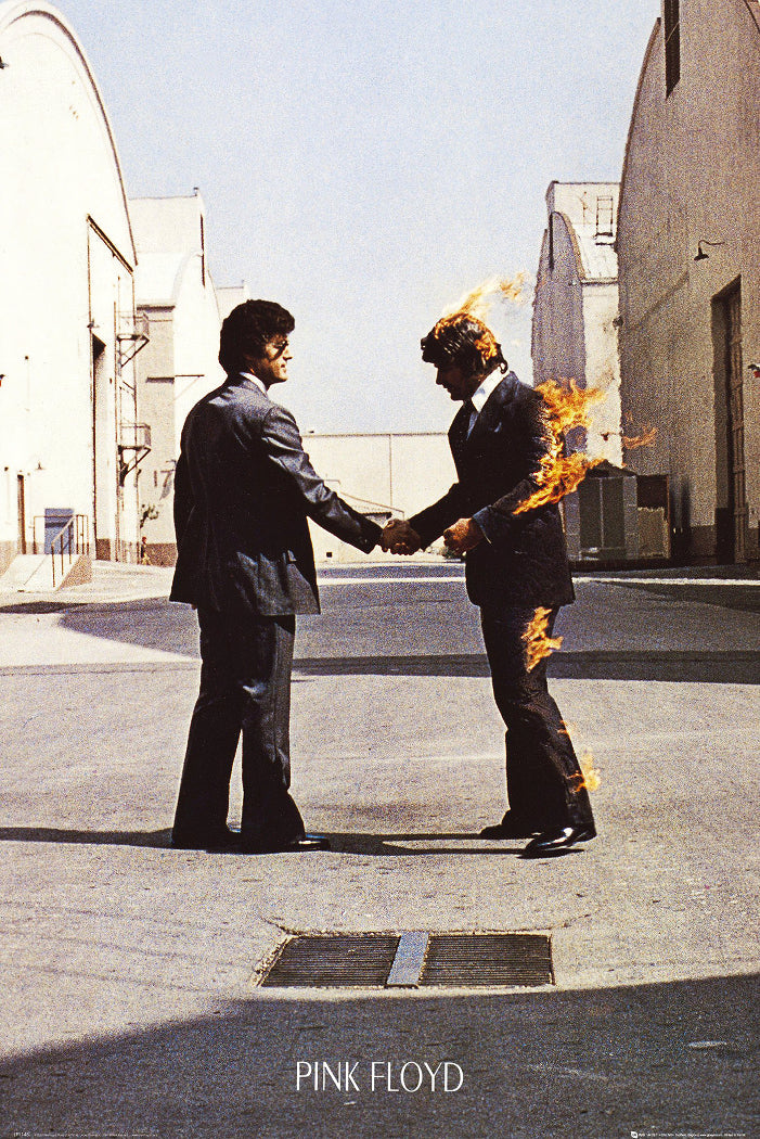 Pink Floyd LP Cover Wish You Were Here Poster