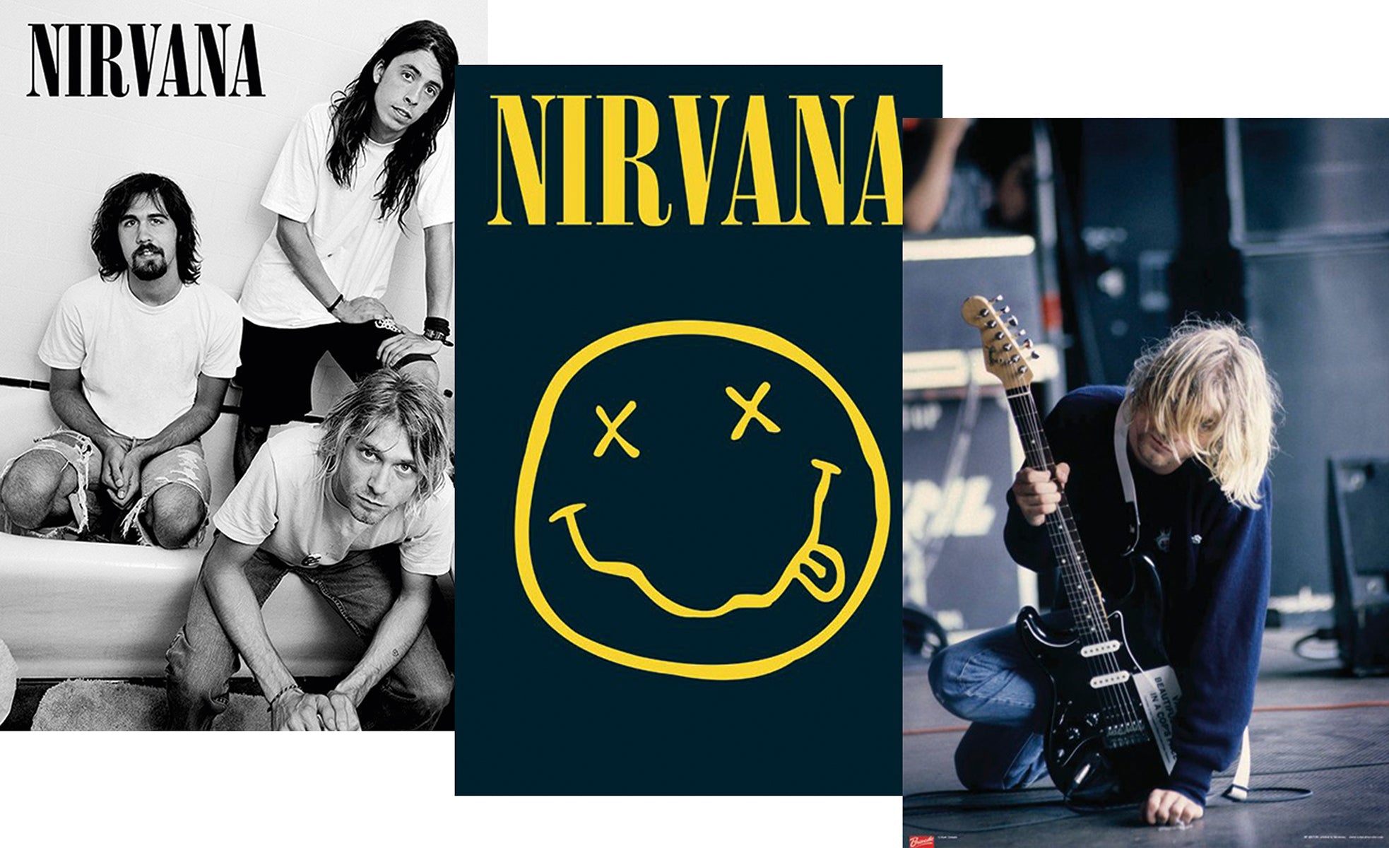 Nirvana 3er Set Poster