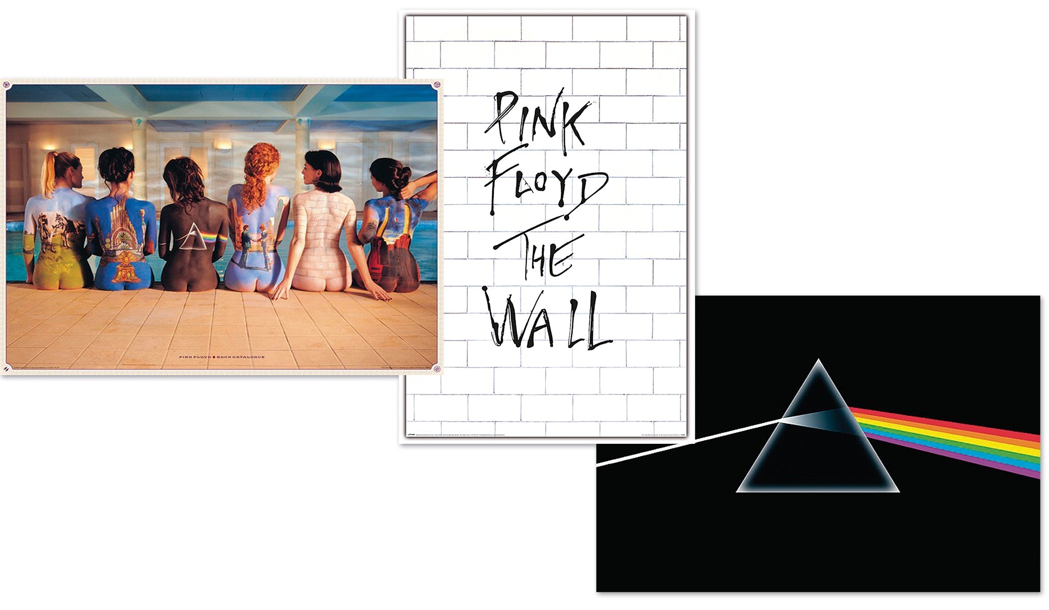 Pink Floyd 3er Set Poster