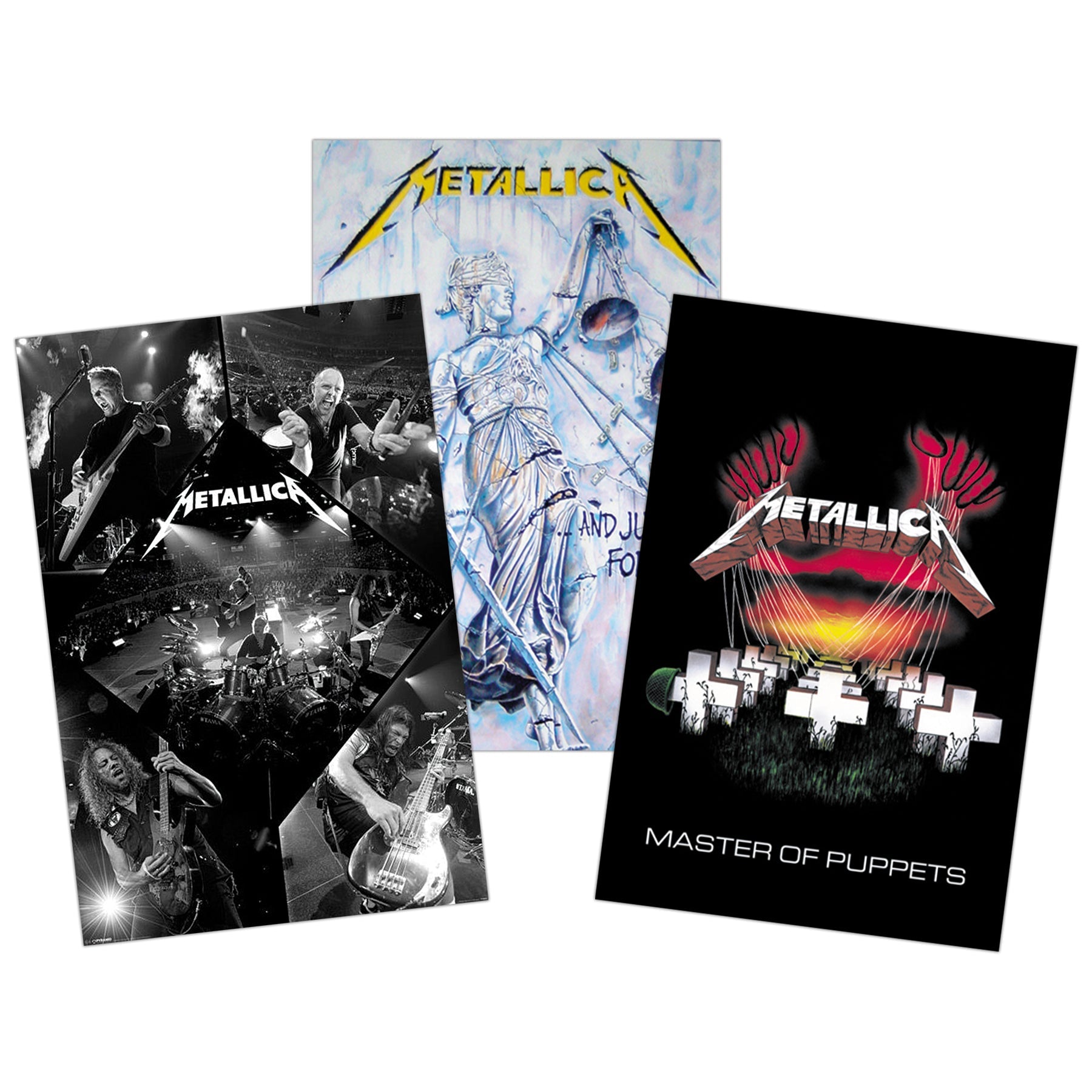 Metallica 3er Set Poster