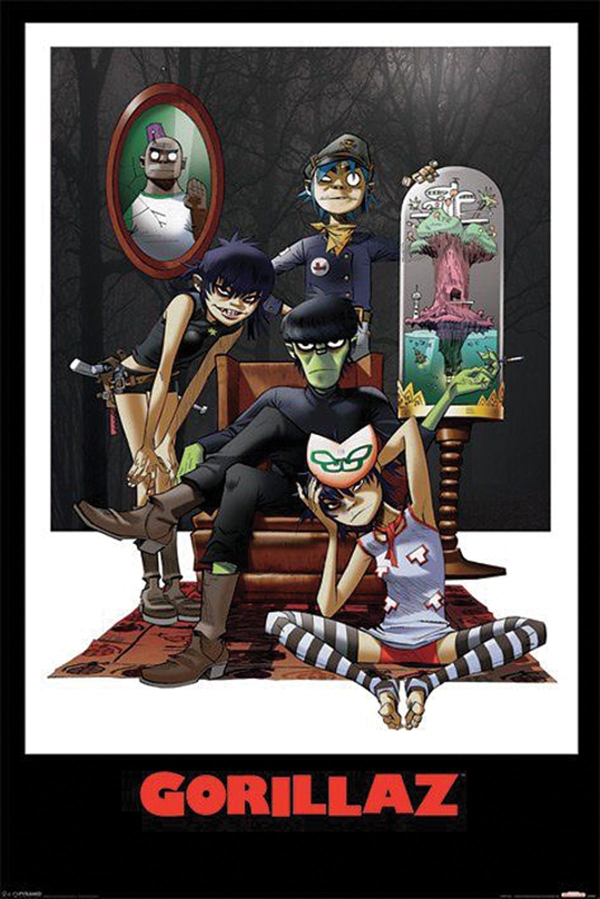 Gorillaz 2er Set Poster
