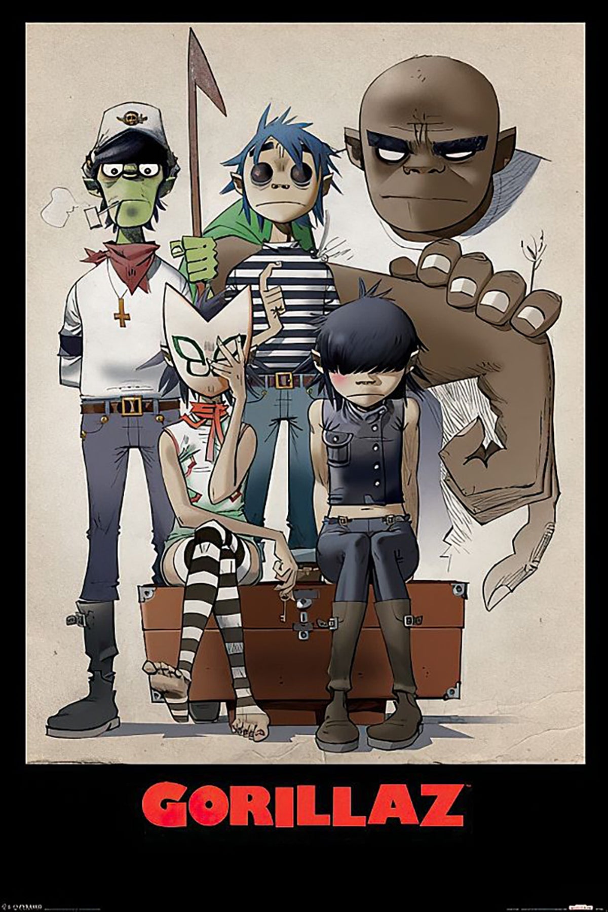 Gorillaz 2er Set Poster