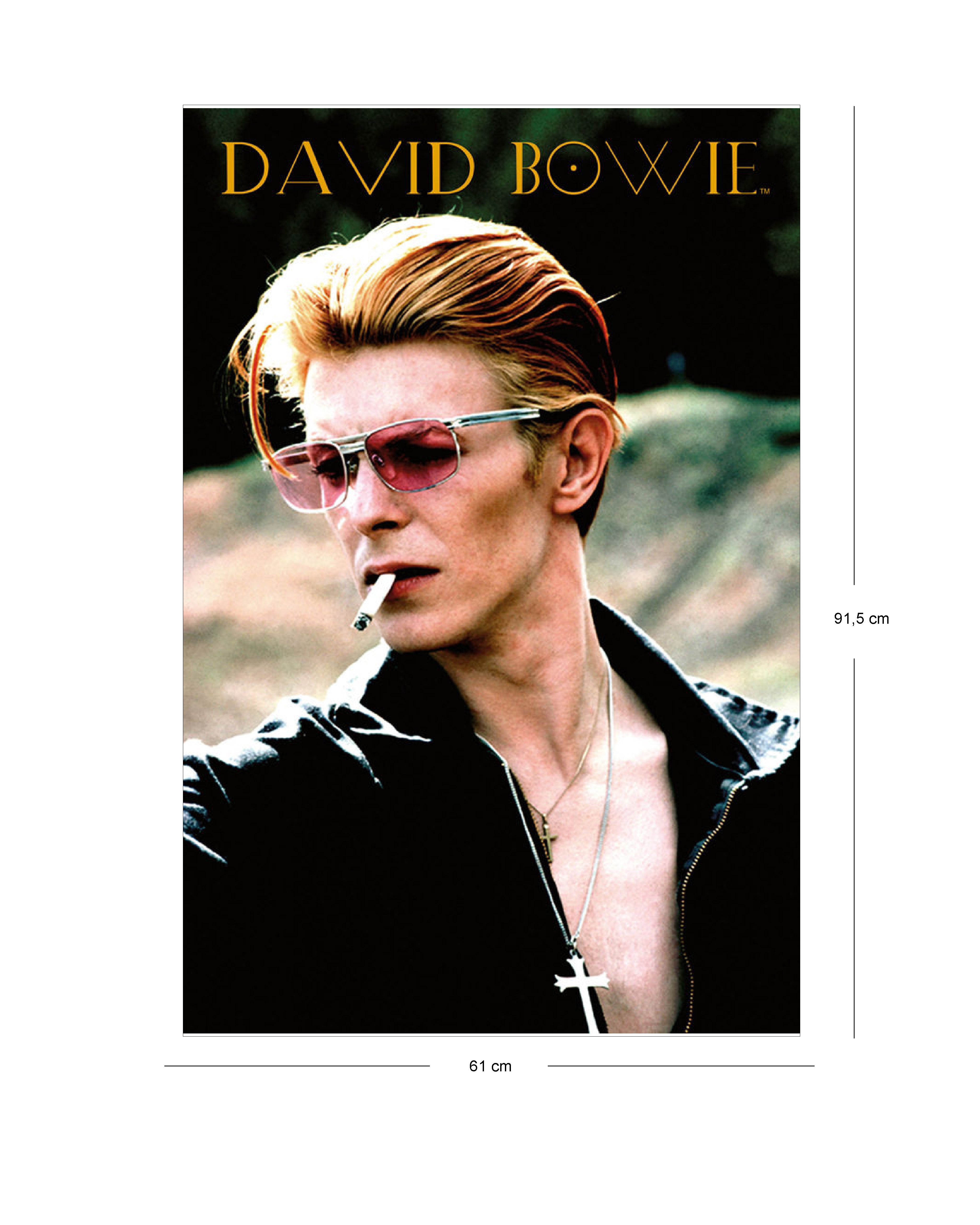 David Bowie Cigarette Poster