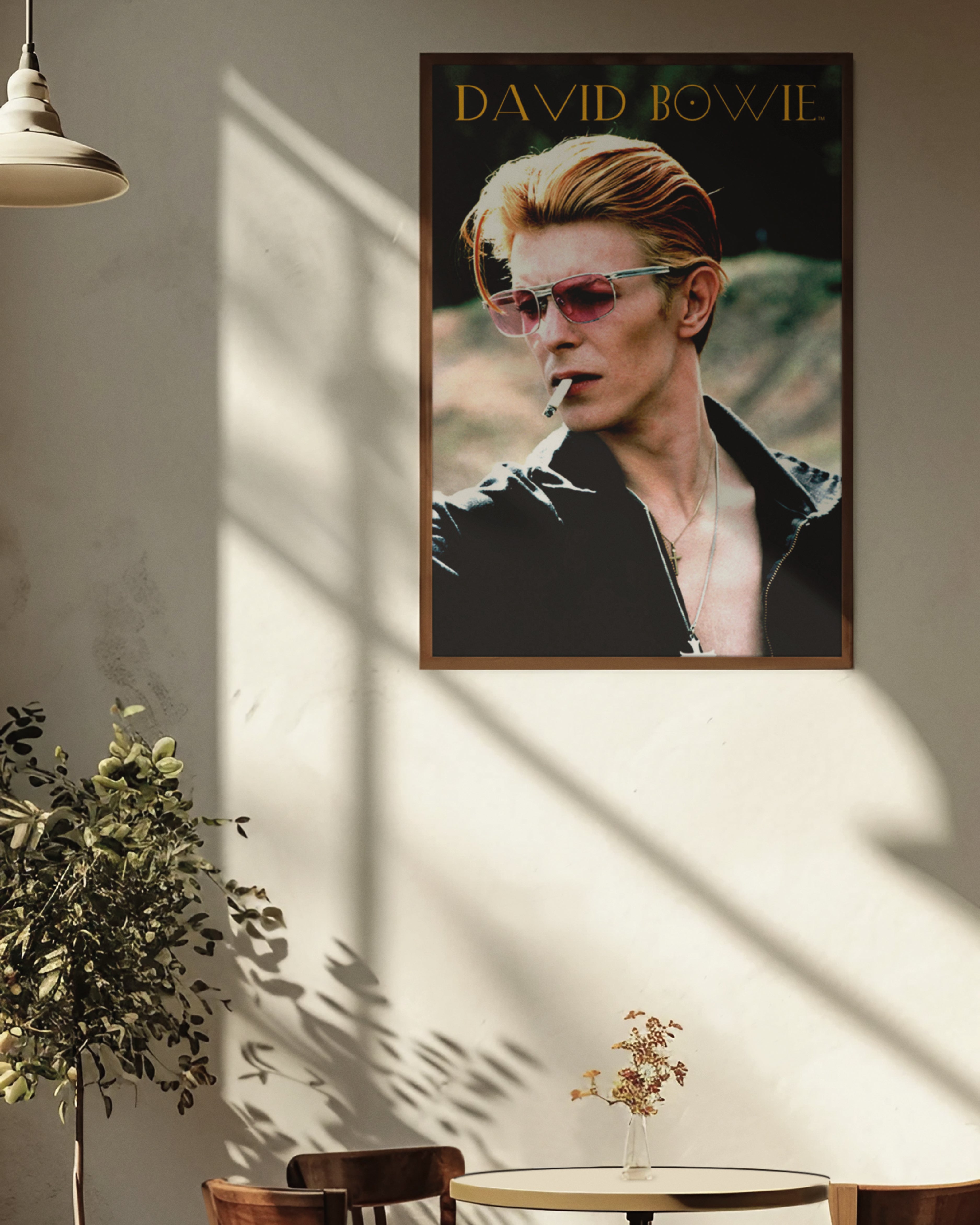David Bowie Cigarette Poster