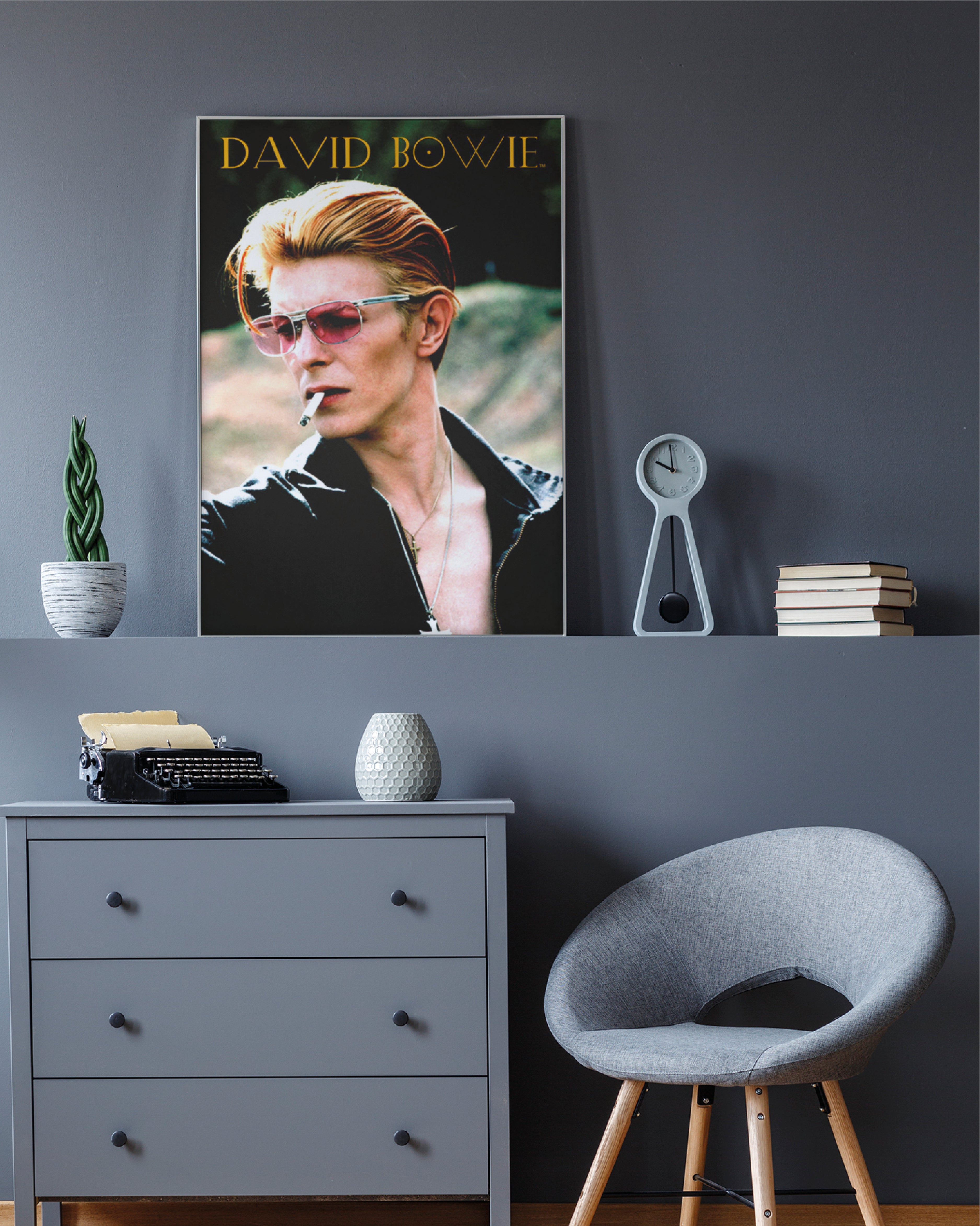 David Bowie Cigarette Poster