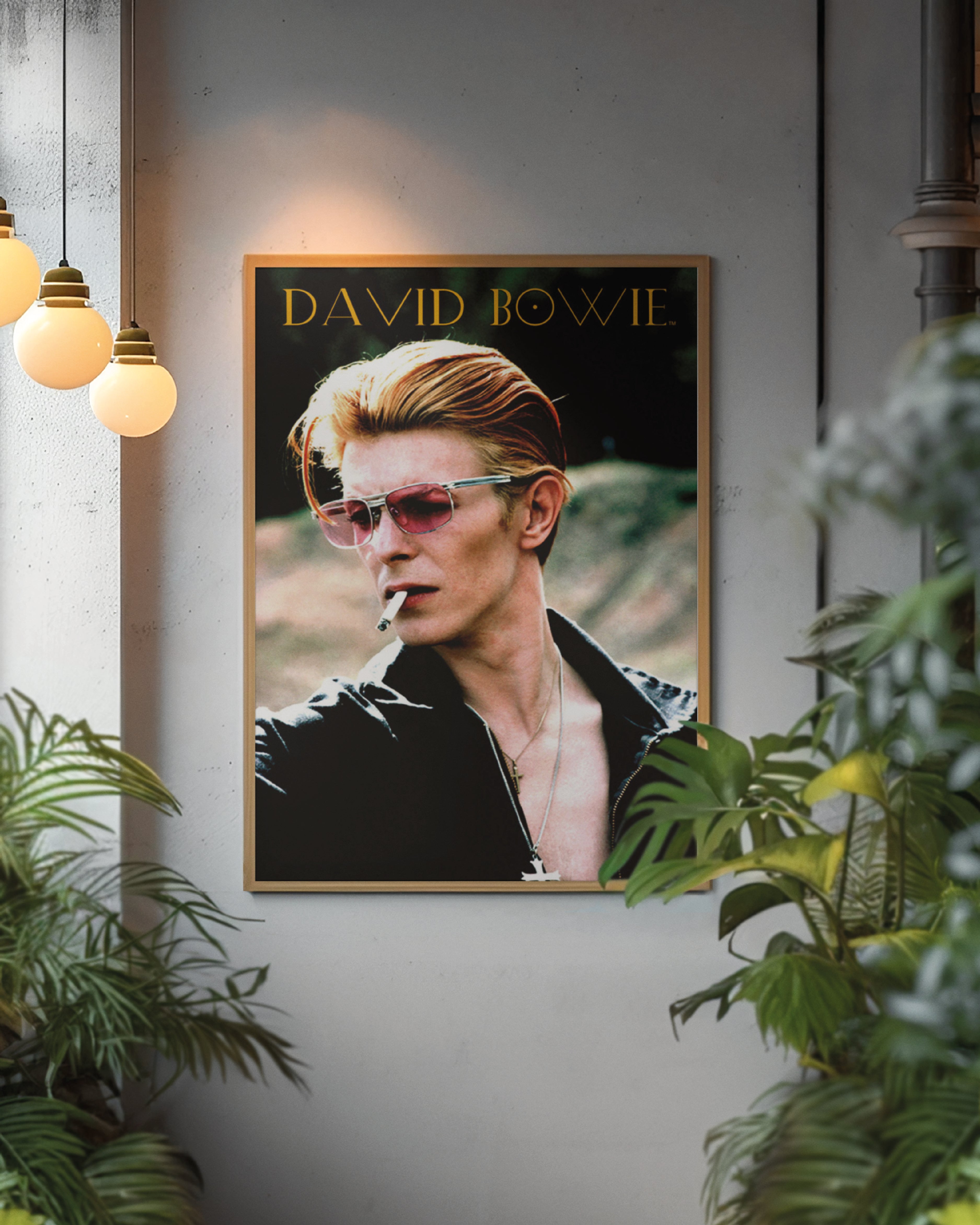 David Bowie Cigarette Poster