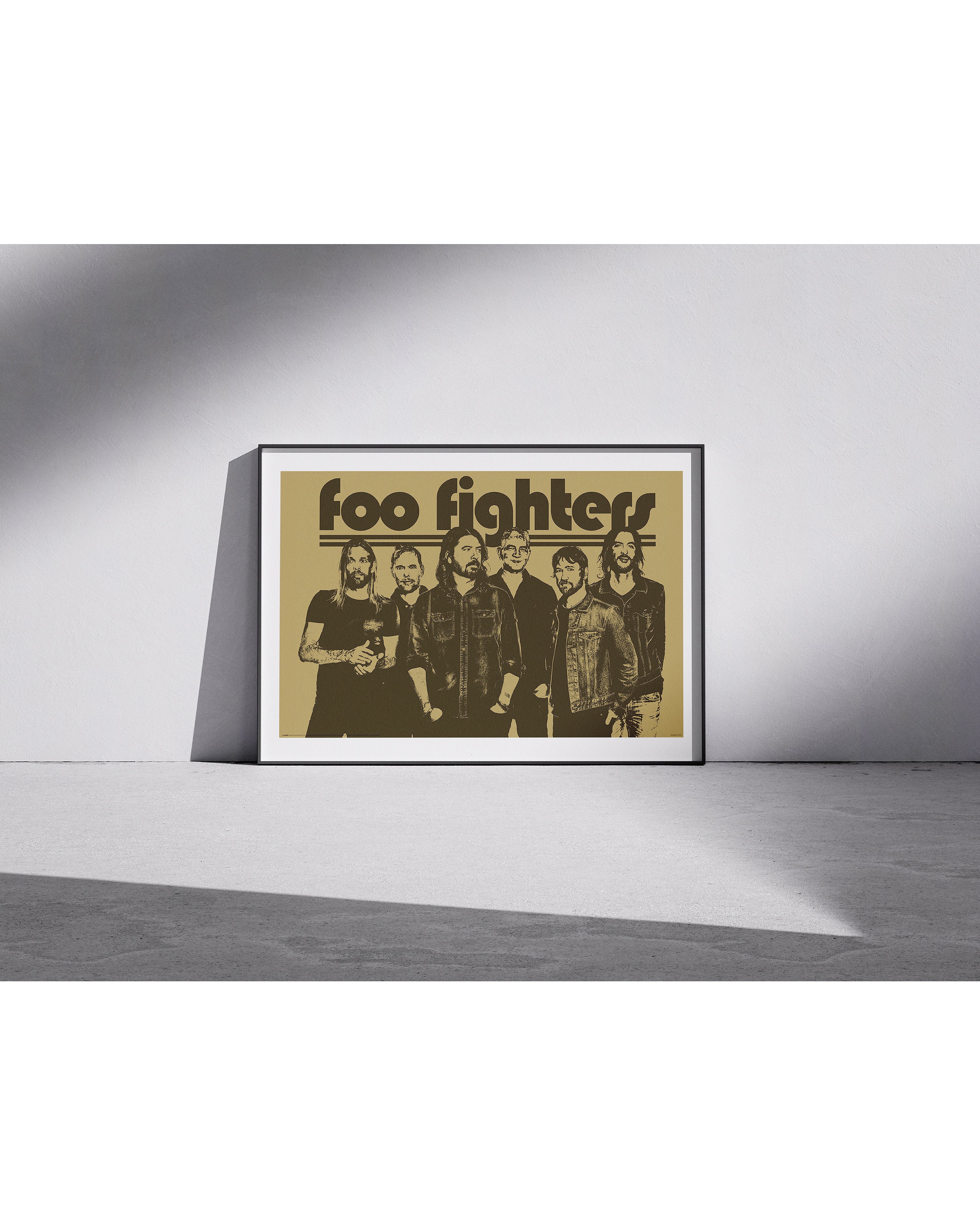 Foo Fighters 61x91,5 cm Group Sepia Vintage Design Poster