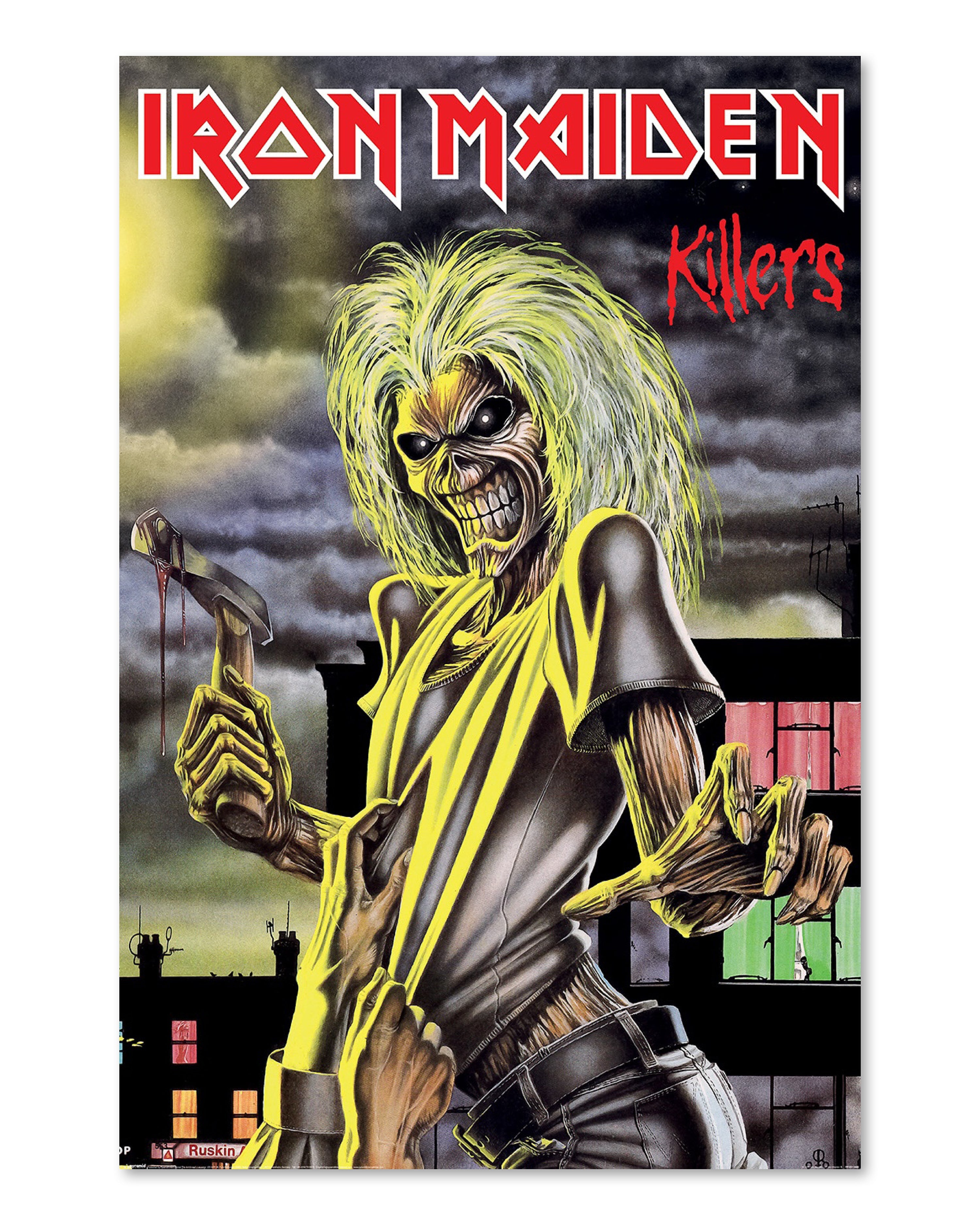 Iron Maiden Eddie "KIllers" 61x91,5 cm Heavy Metal Band Poster