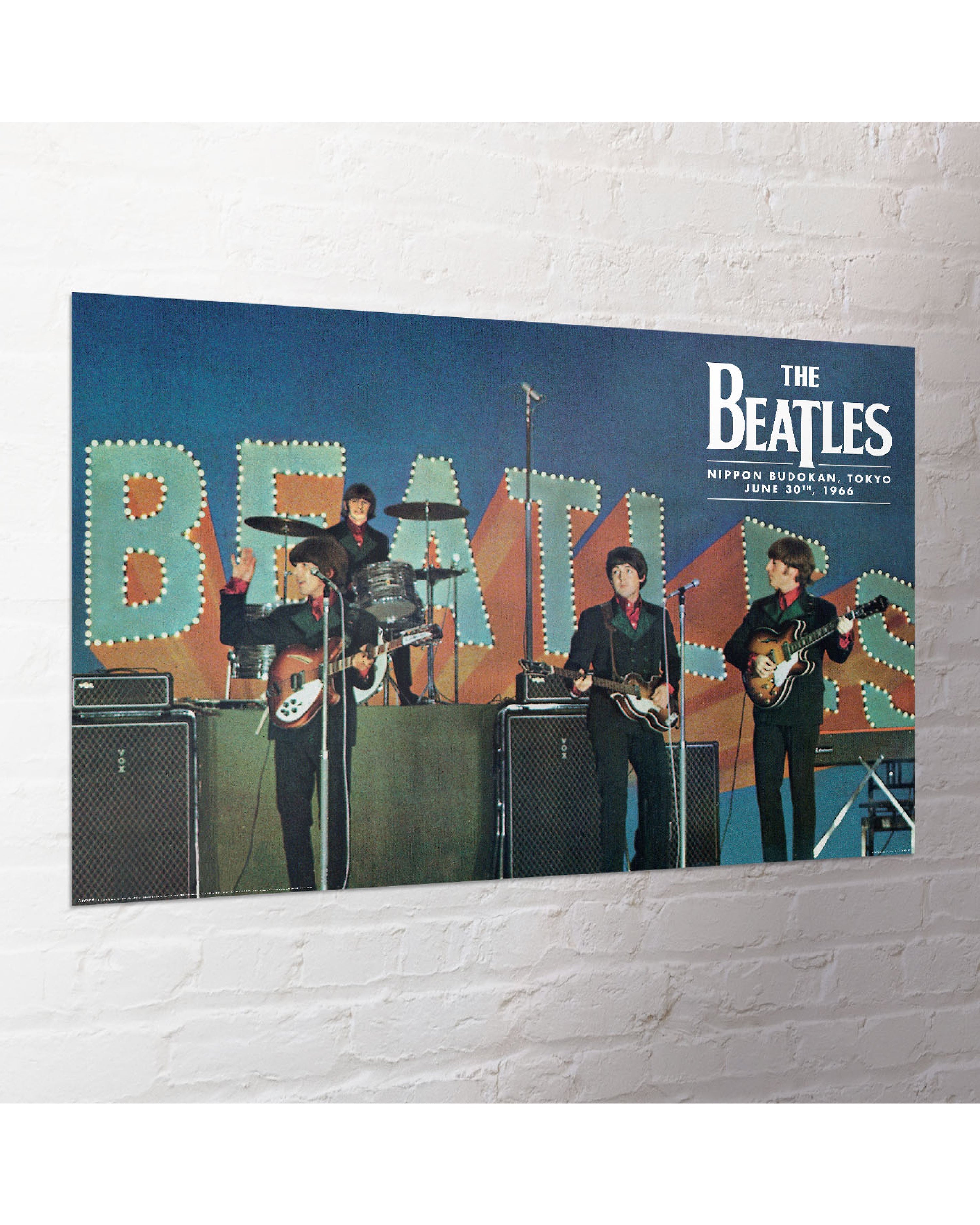 The Beatles Nippon Budokan, Tokyo 1966 Poster