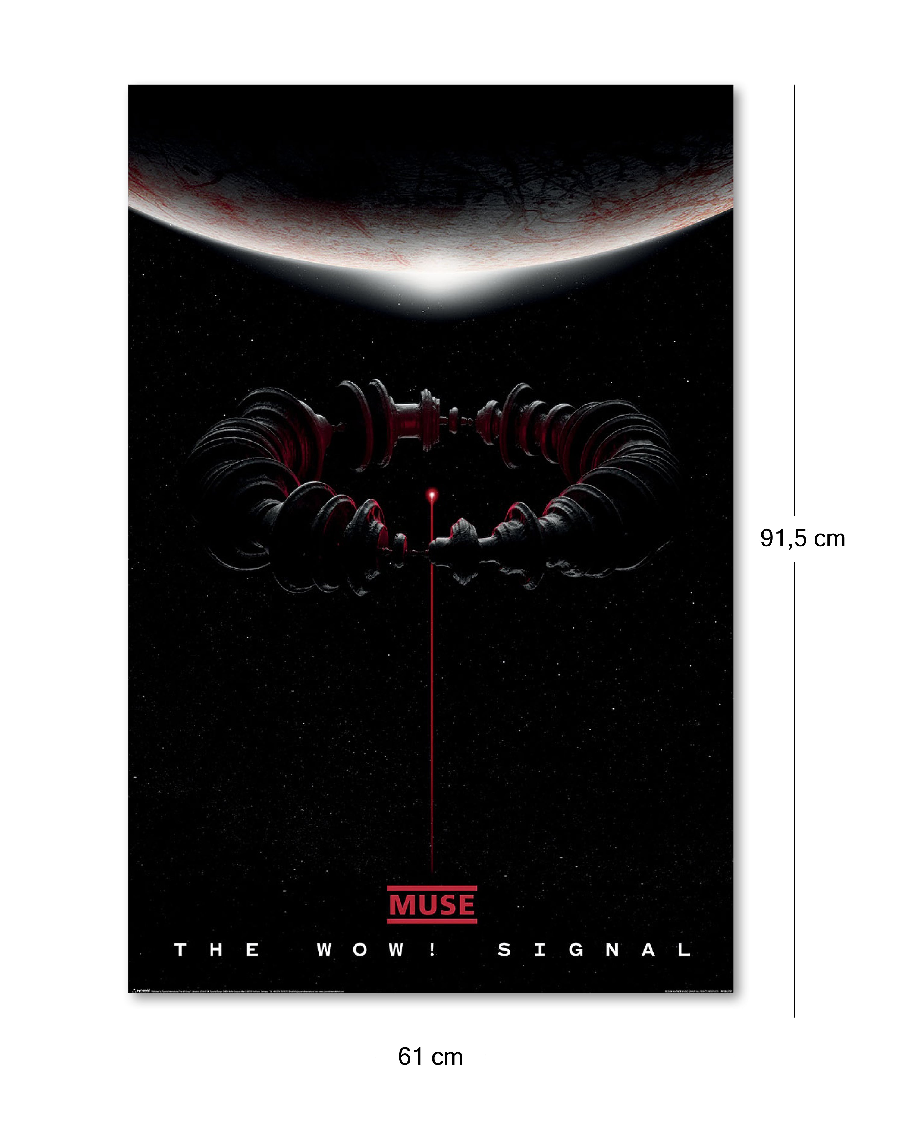 Muse Album Cover The Wow! Signal Poster