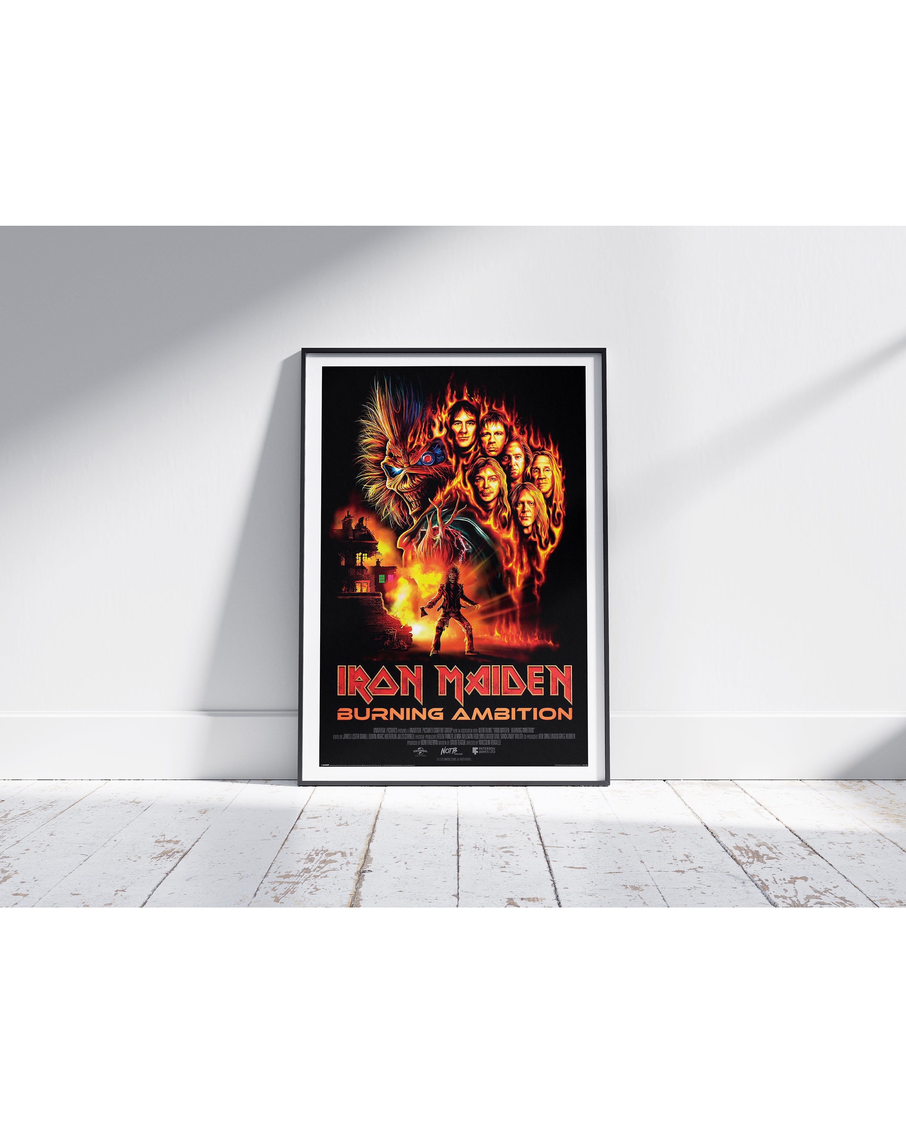 Iron Maiden Filmplakat Burning Ambition Poster