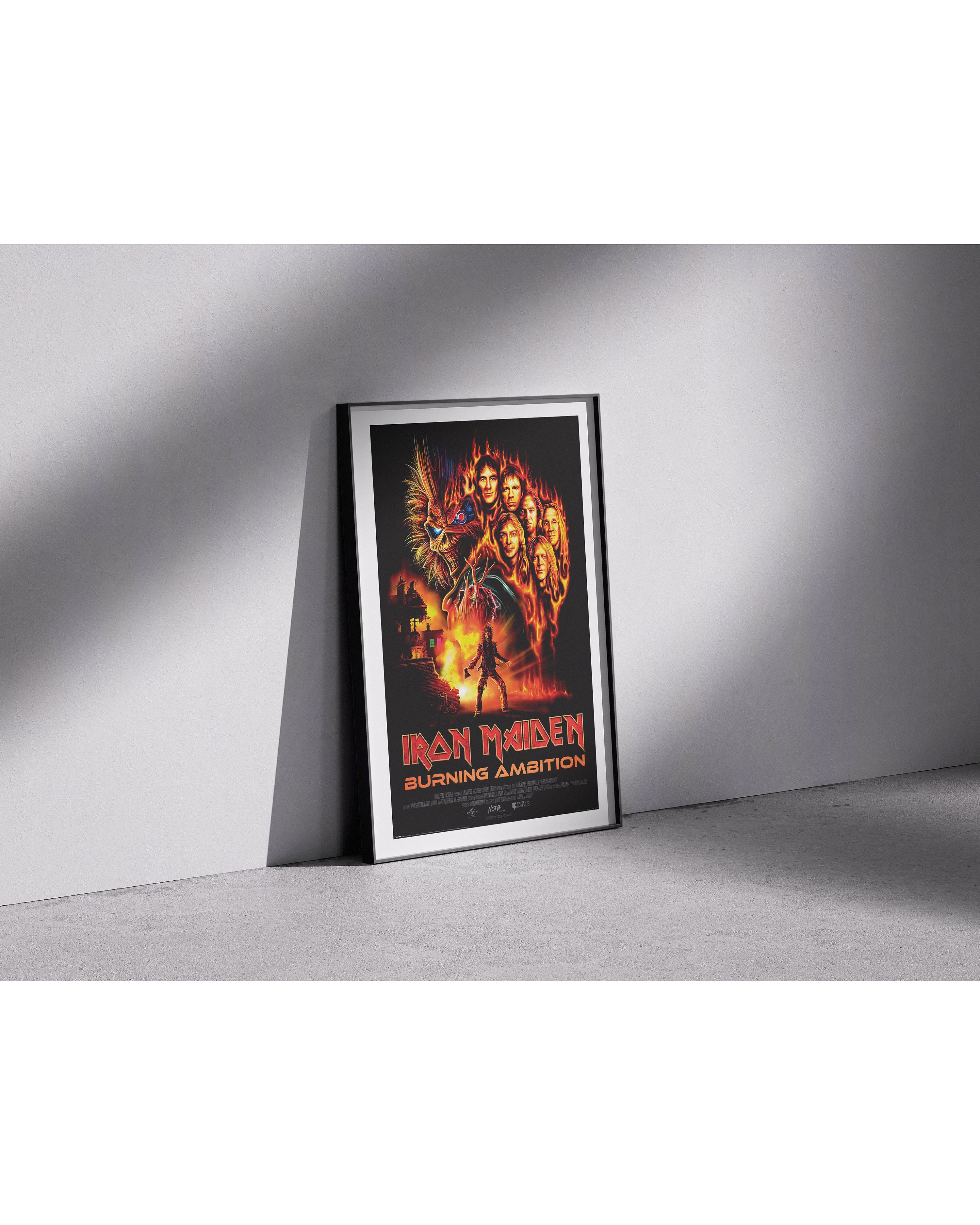 Iron Maiden Filmplakat Burning Ambition Poster