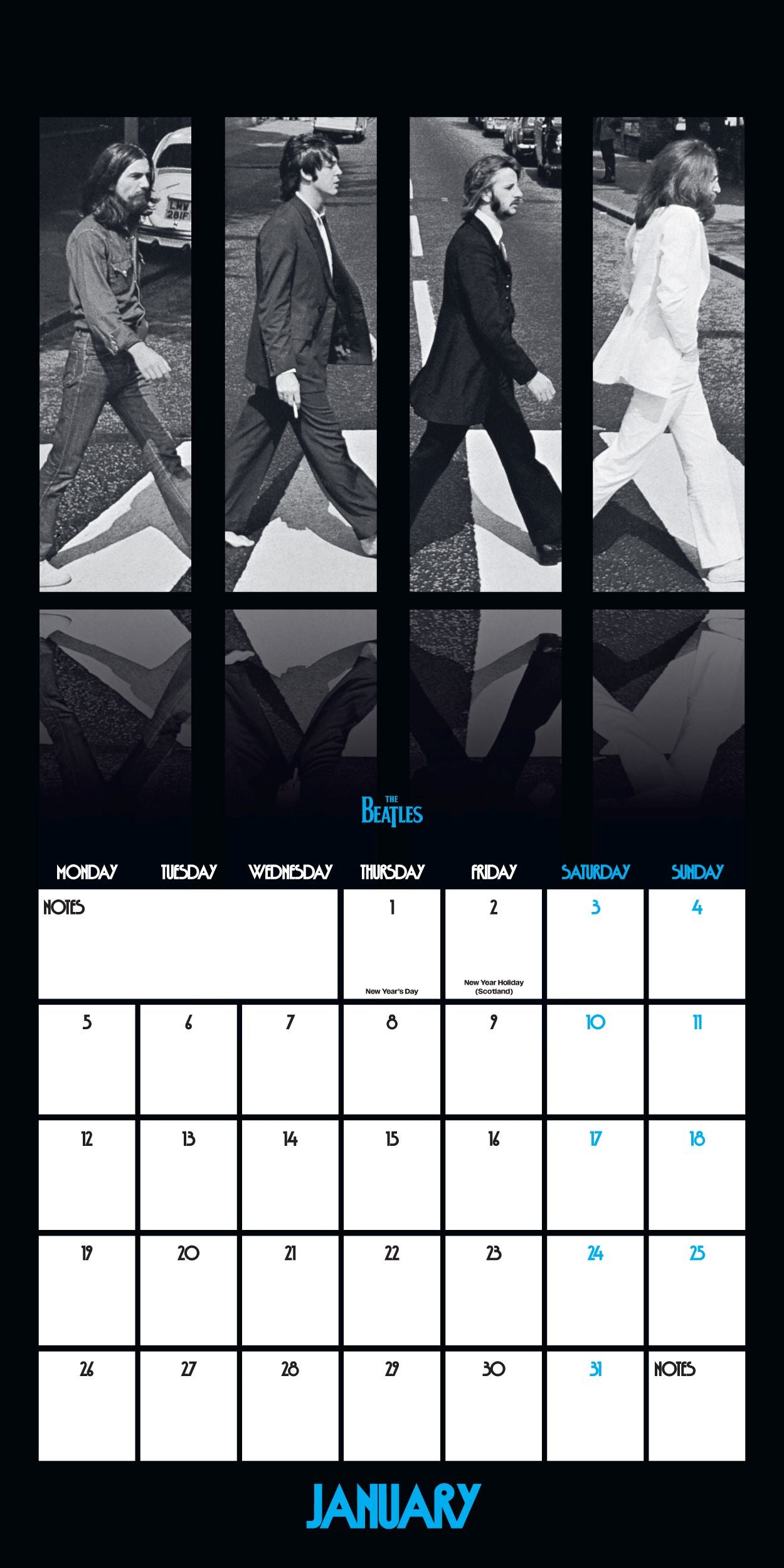 The Beatles 2026 Kalender