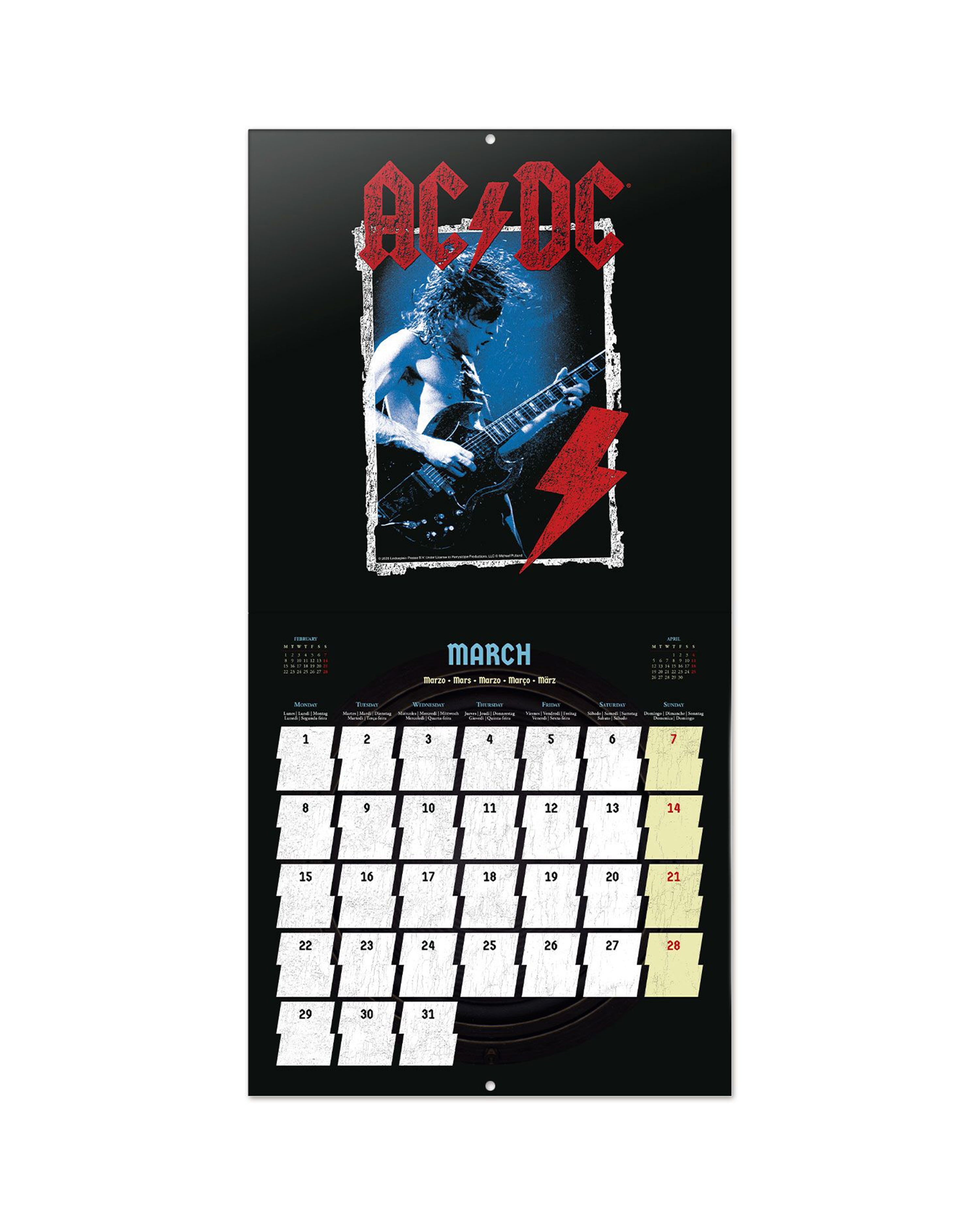 AC/DC 2027 Kalender