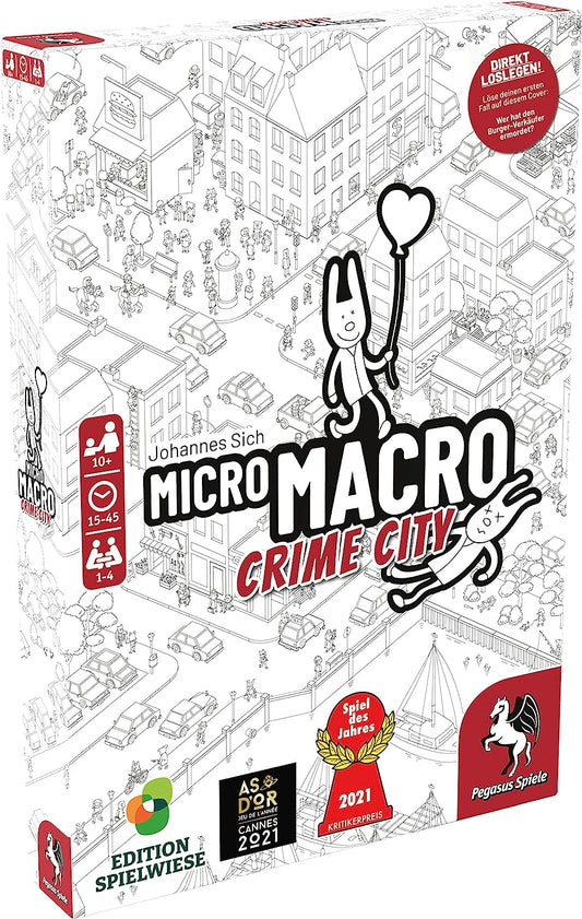 Pegasus/Spielwiese 59060G MicroMacro: Crime City (Edition Spielwiese) *Spiel des Jahres 2021