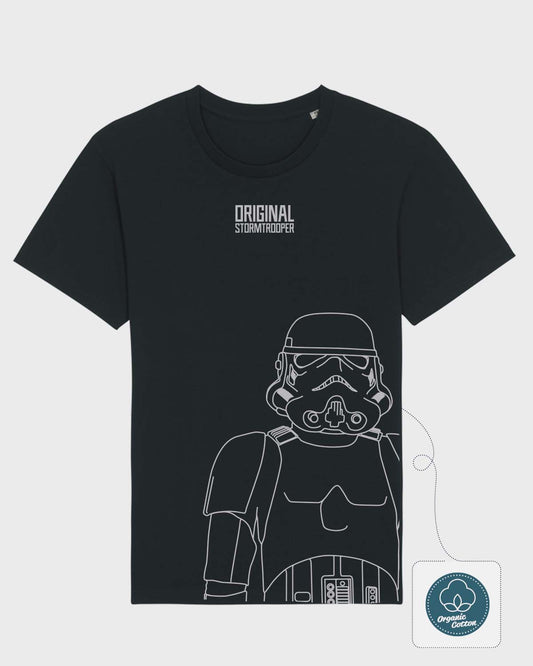 Star Wars Storm Trooper T-Shirt schwarz Sketch Trooper Neu