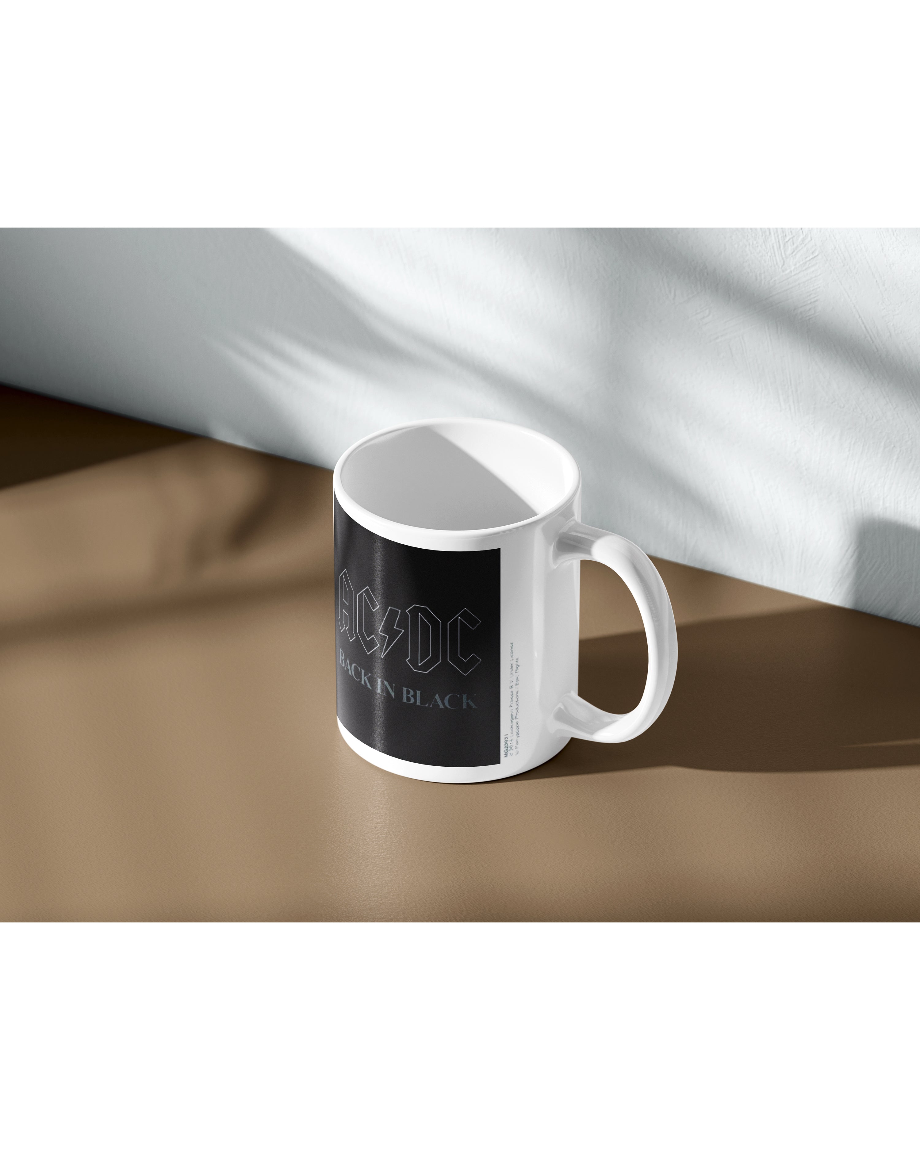 AC/DC Back in Black Tasse