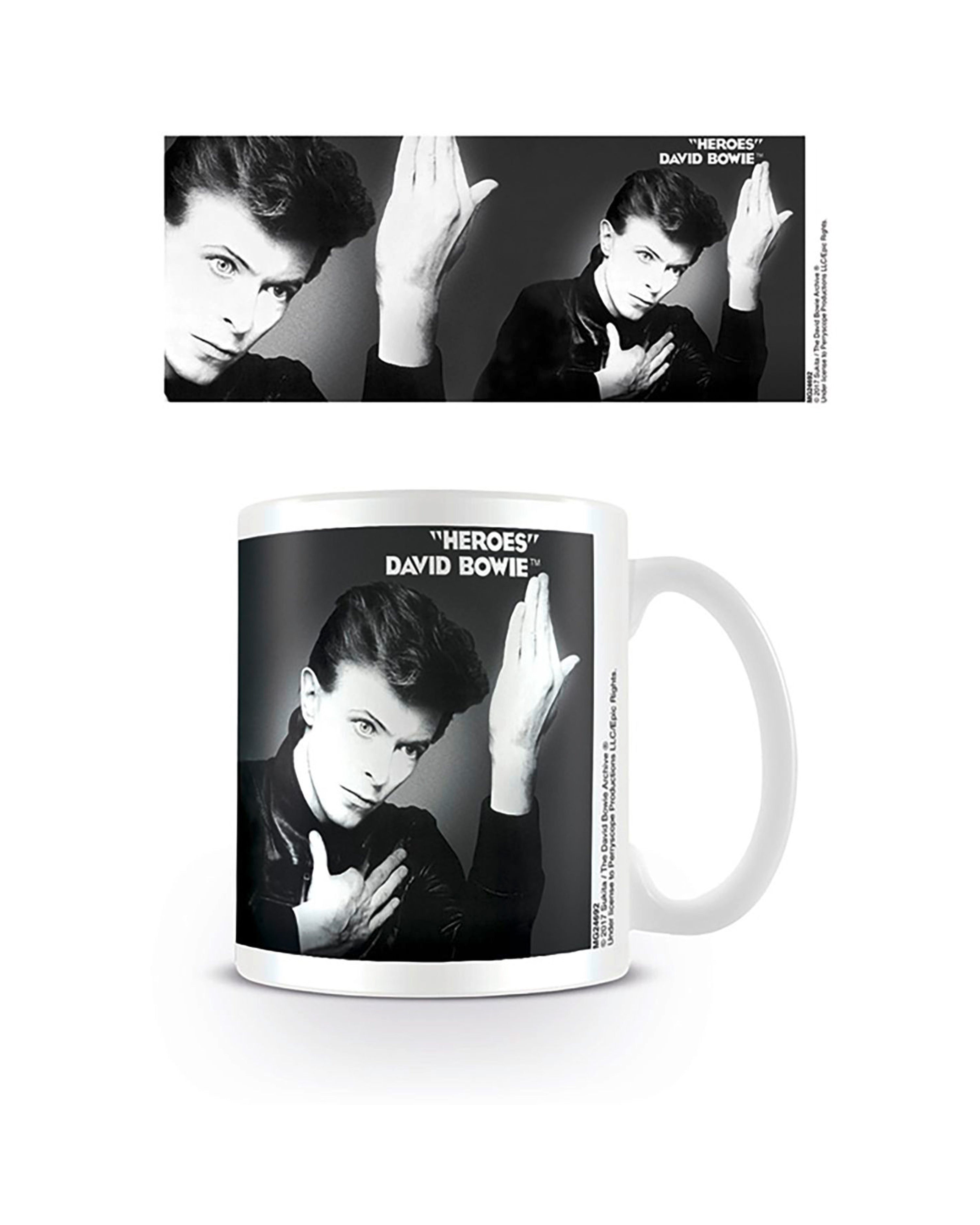 David Bowie Heroes Tasse