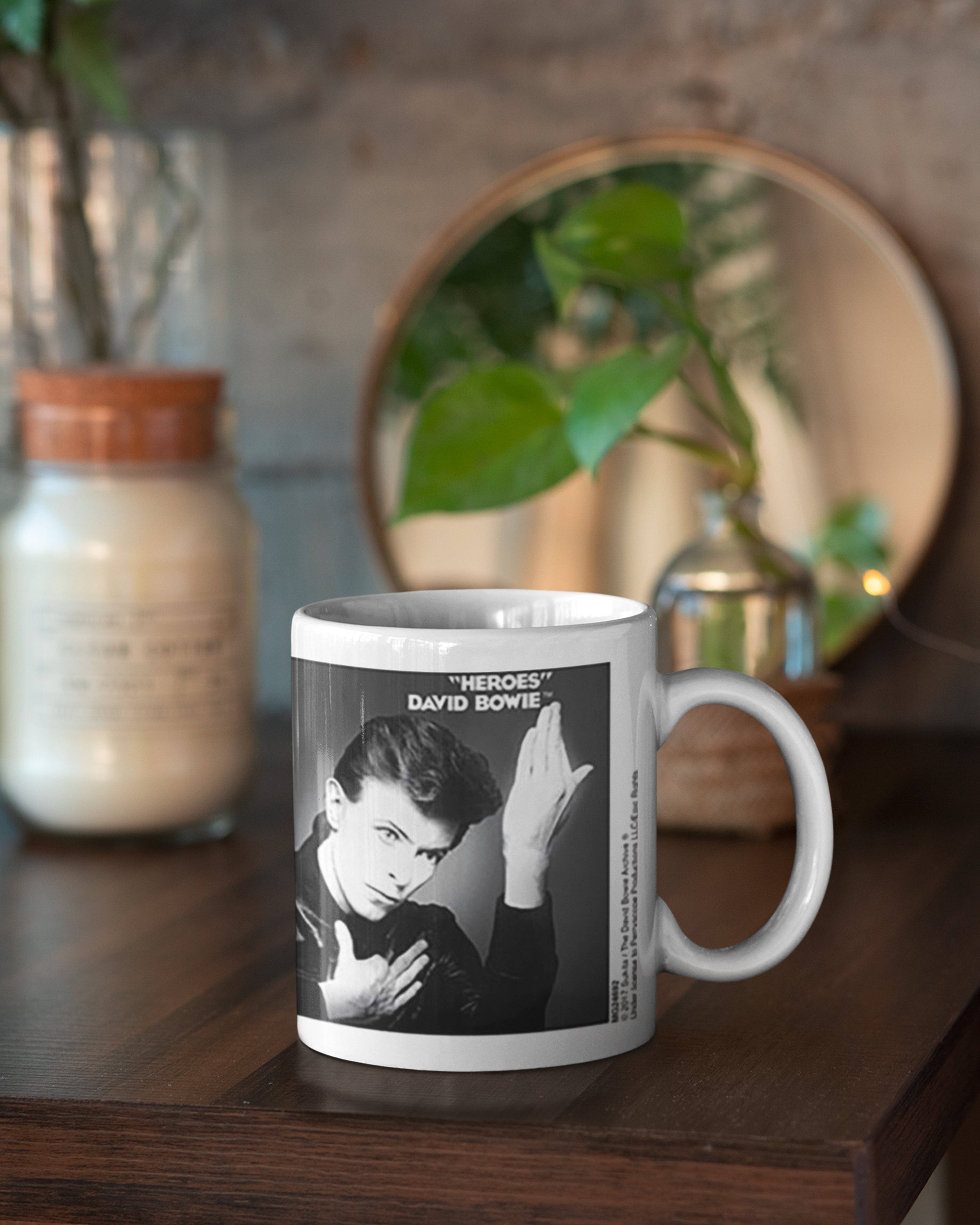 David Bowie Heroes Tasse